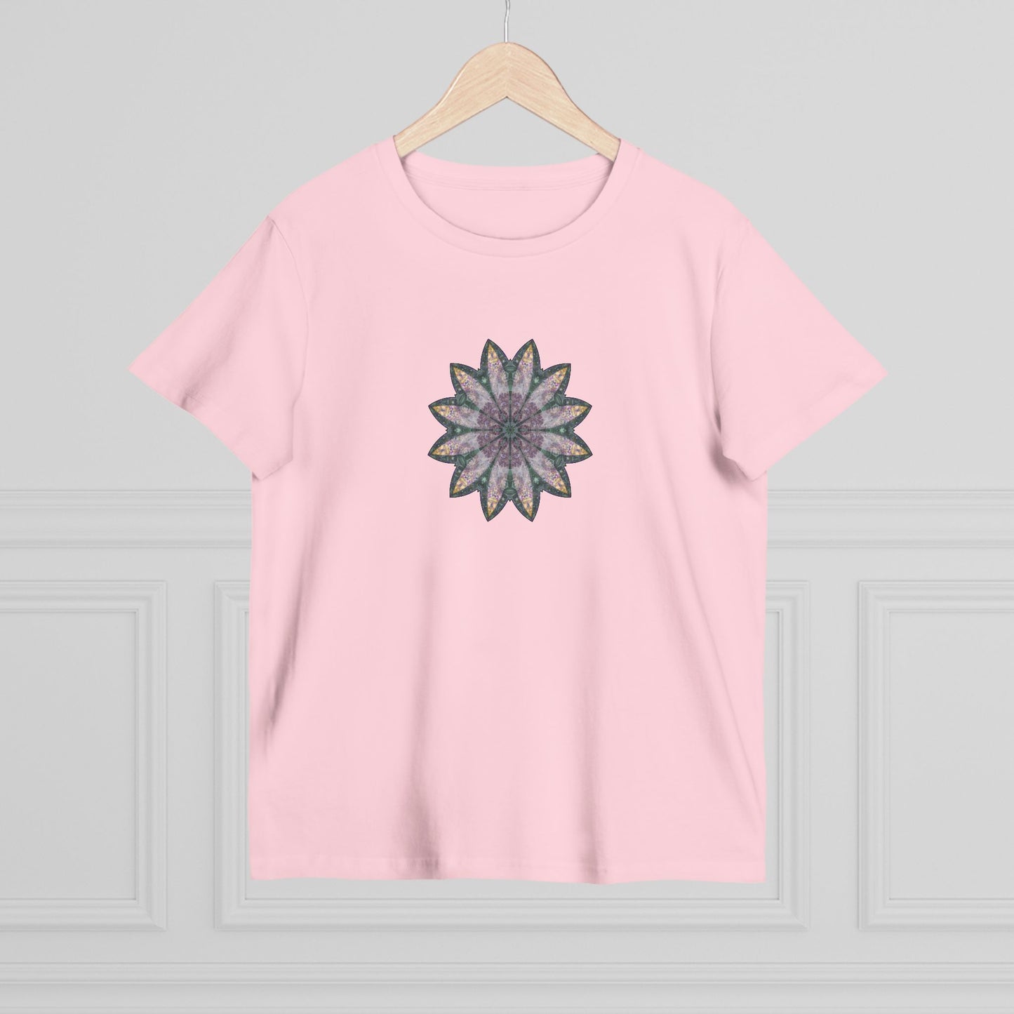 Women’s Maple Tee - Love Light Mandalas No.21
