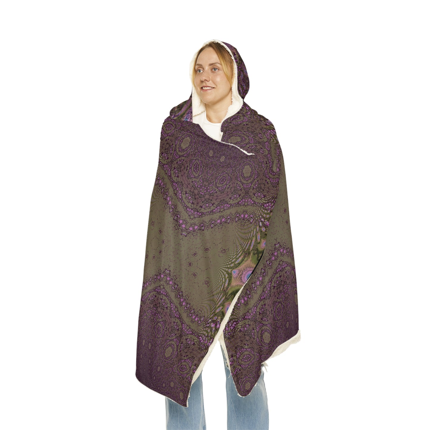 Snuggle Blanket - Love Light Fractals No.11