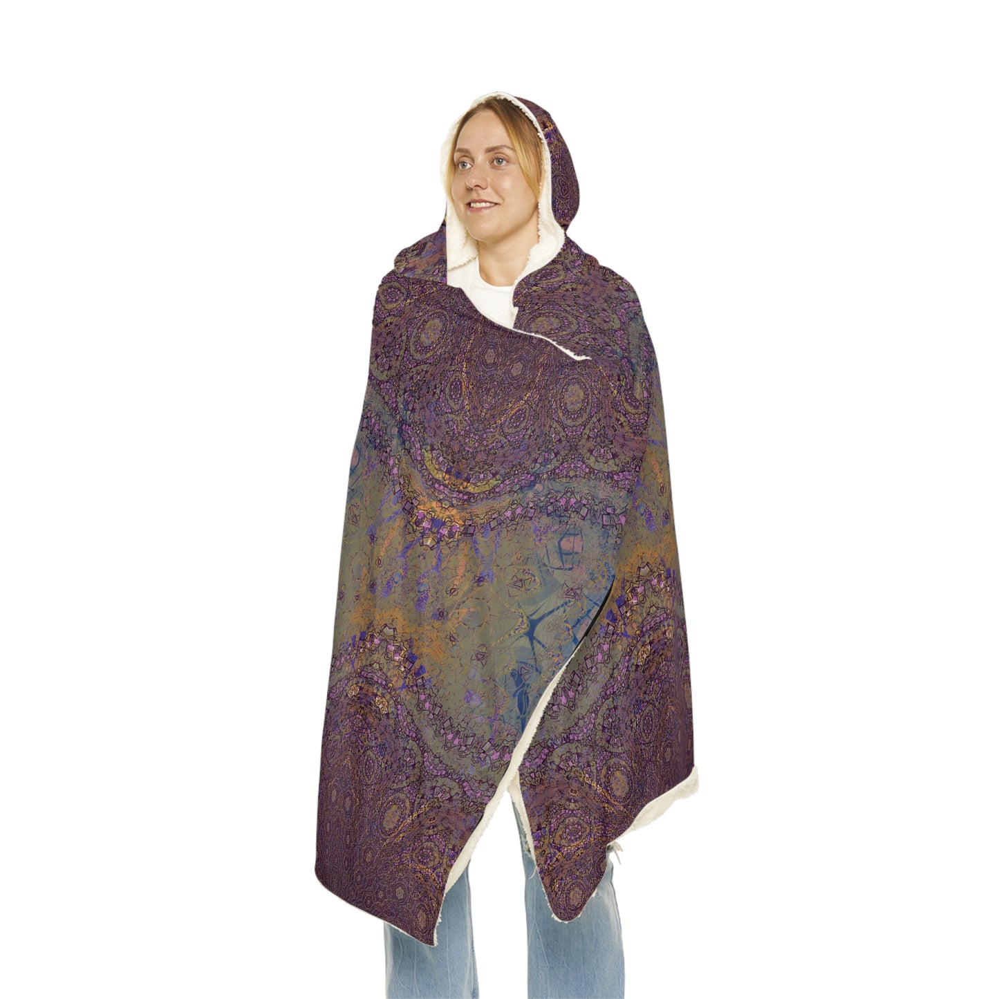 Snuggle Blanket - Love Light Fractals No.12