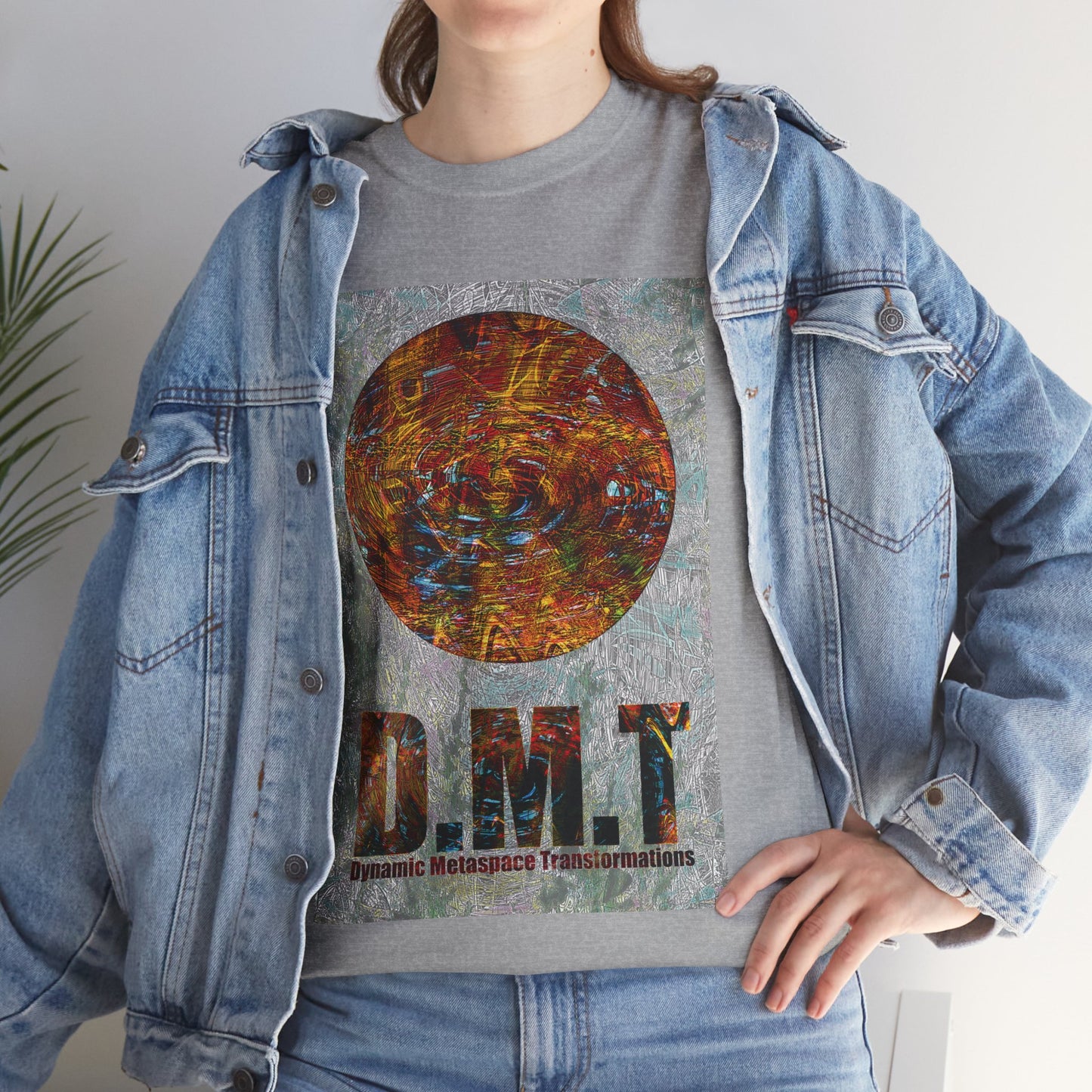 Unisex Heavy Cotton Tee - DMT Spheres No.1