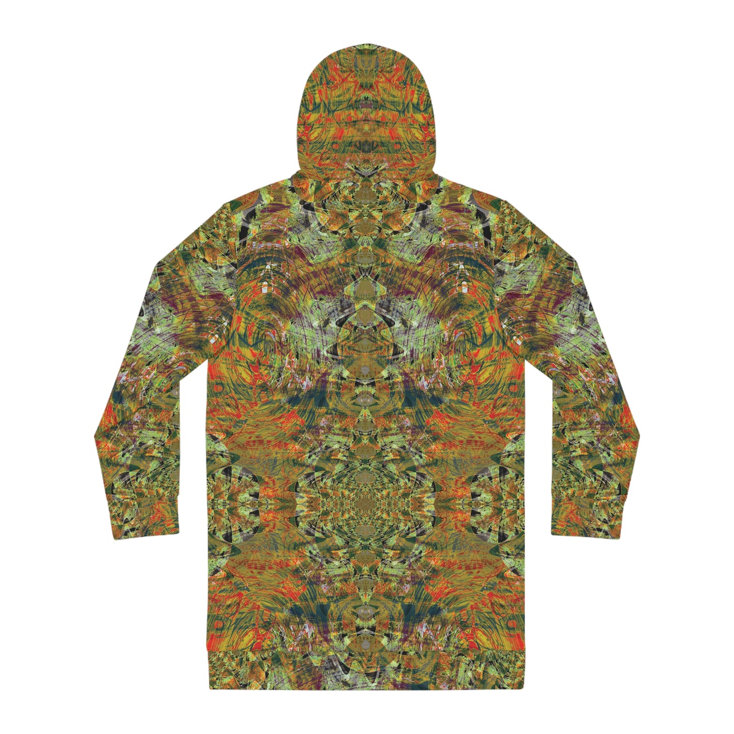 Women's Hoodie Dress - Love Light Fractals No.4