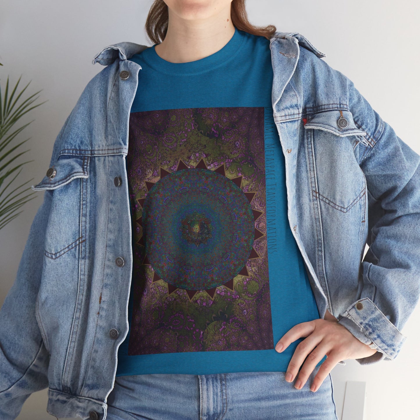 Unisex Heavy Cotton Tee - Love Light Spheres No. L8S1