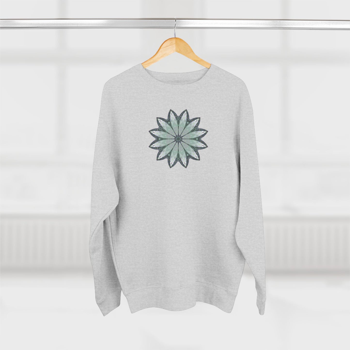 Unisex Crewneck Sweatshirt - Love Light Mandalas No.22