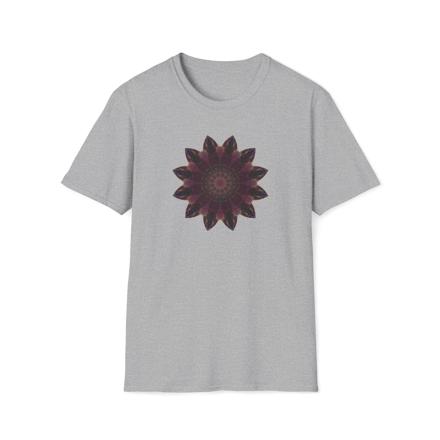 Unisex Softstyle T-Shirt - Love Light Mandalas No.8