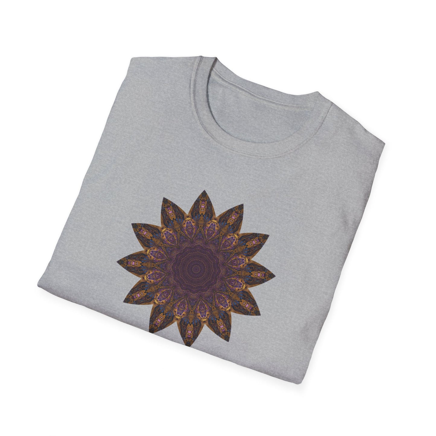 Unisex Softstyle T-Shirt - Love Light Mandalas No.1