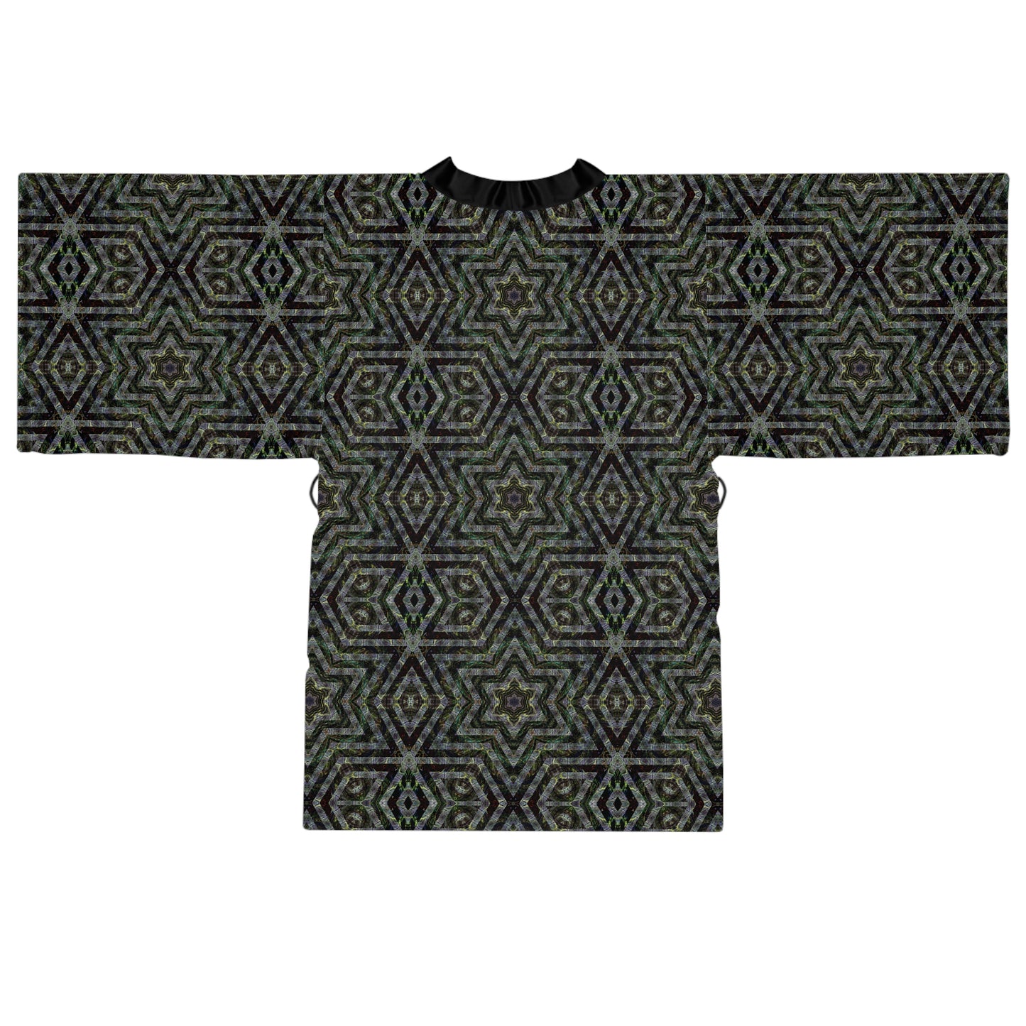 Long Sleeve Kimono Robe - P5 Kaleidoscopic No.10