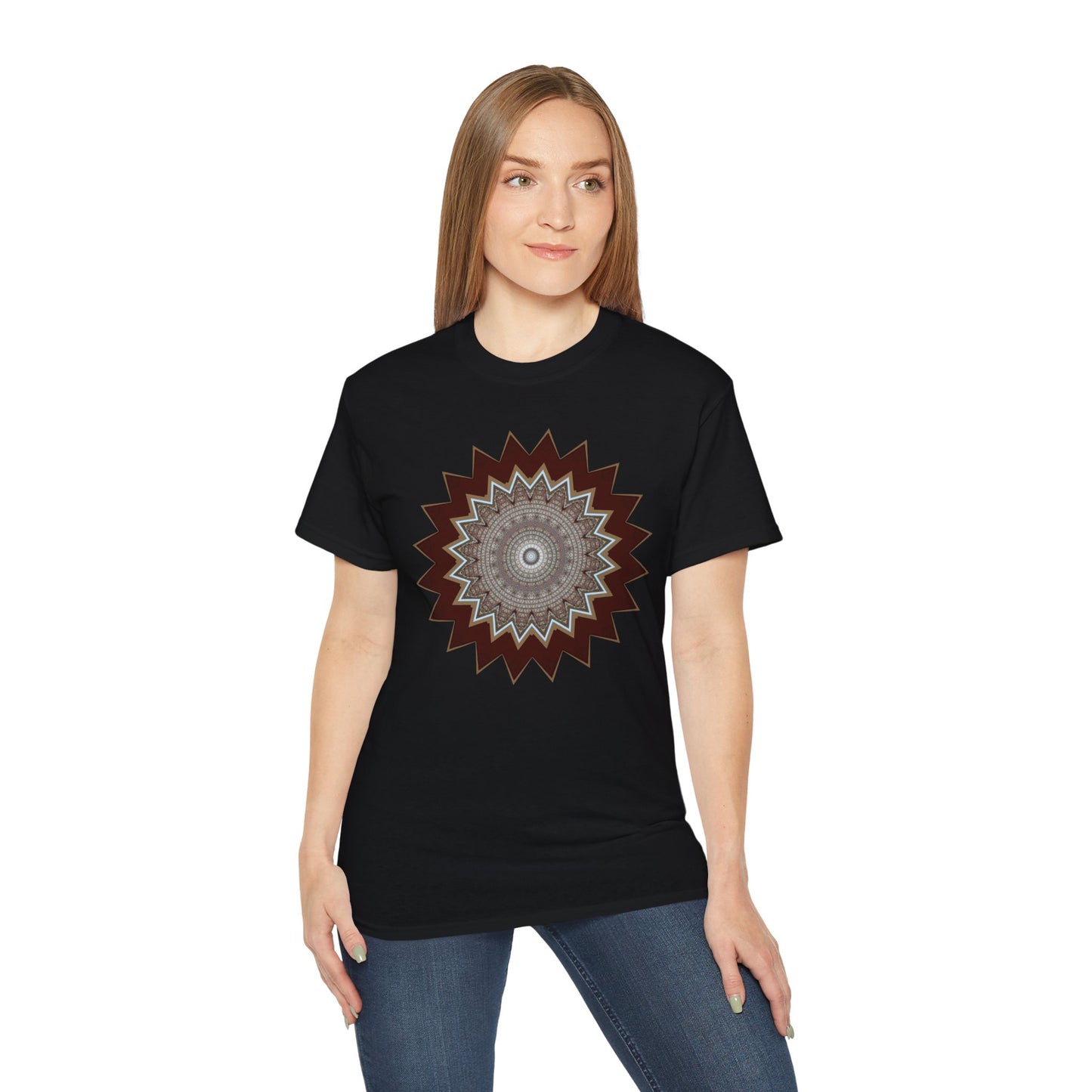Unisex Ultra Cotton Tee - Mycelium Mandalas No.1
