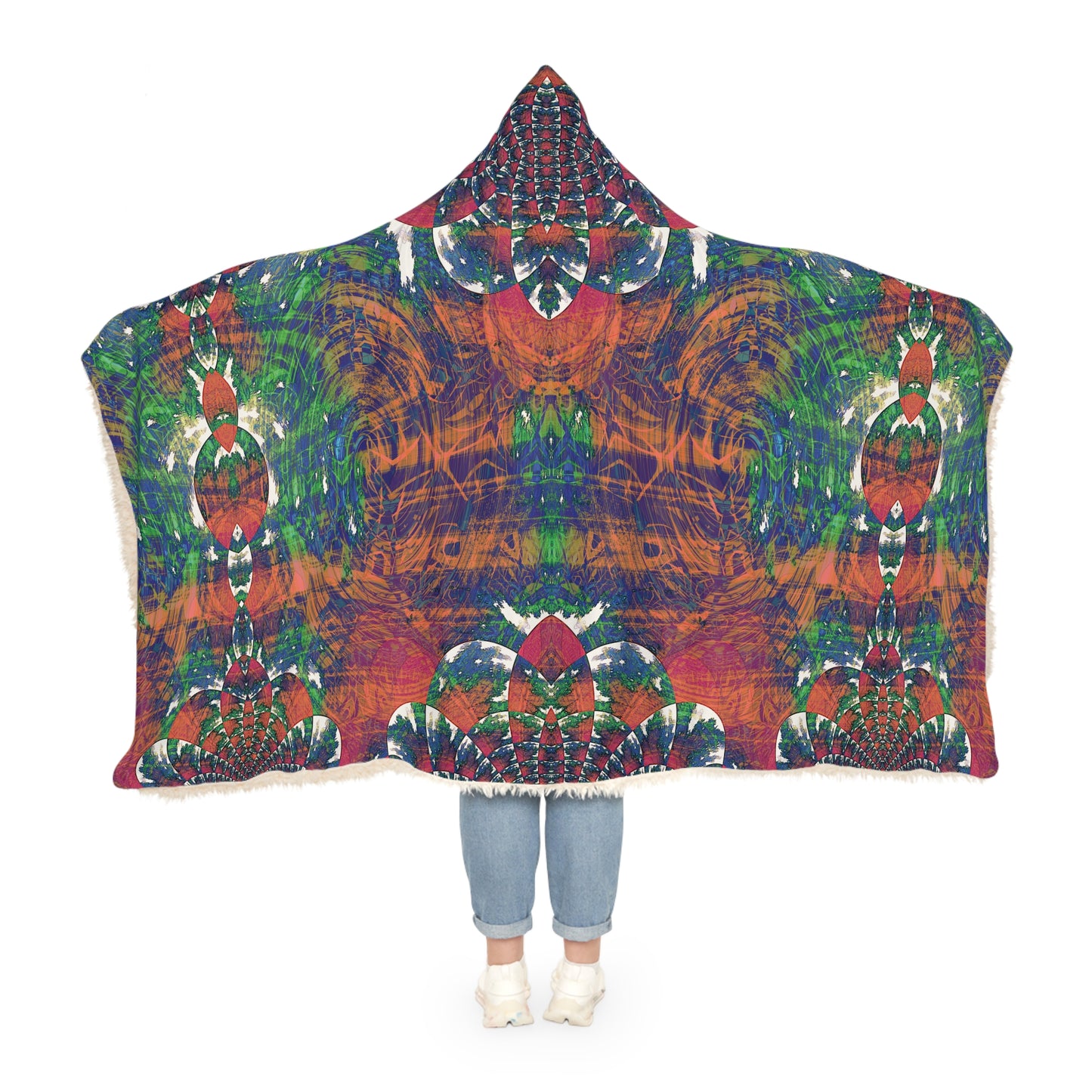 Snuggle Blanket - Love Light Fractals No.2