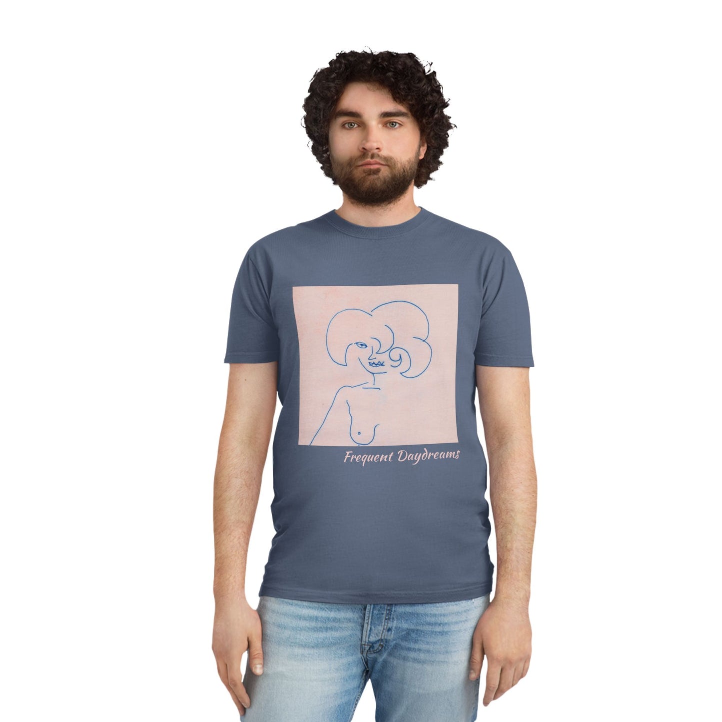 Unisex Faded Shirt - Frequent Daydreams Sketch No.45