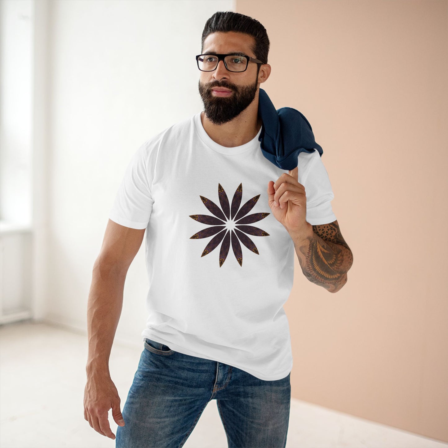 Men's Staple Tee - Love Light Mandalas No.2