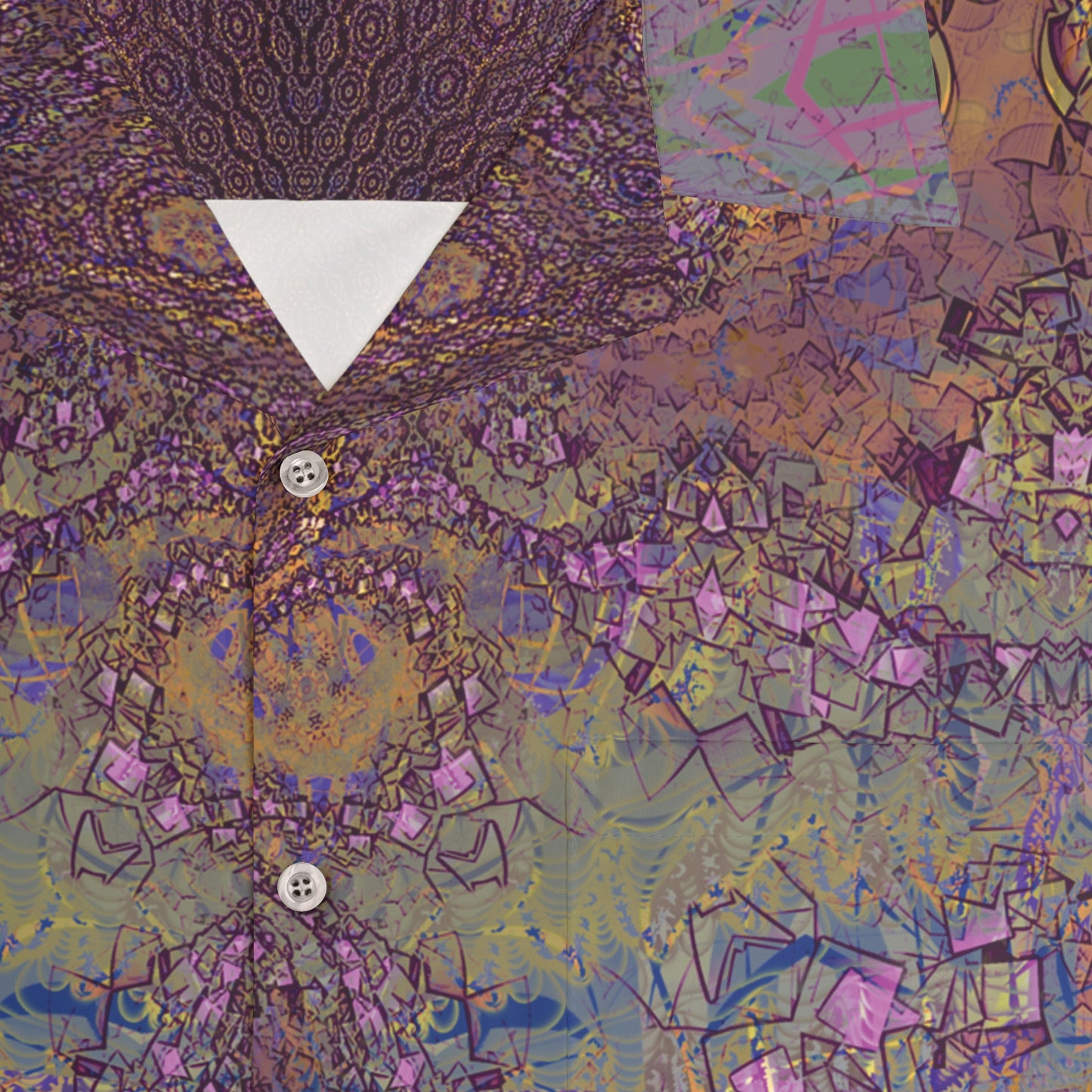 Hawaiian Shirt - Love Light Fractals No.12