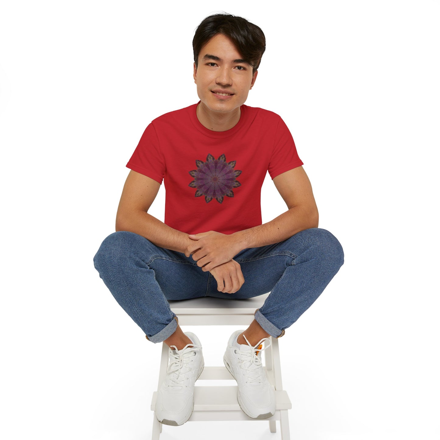 Unisex Ultra Cotton Tee - Love Light Mandalas No.6