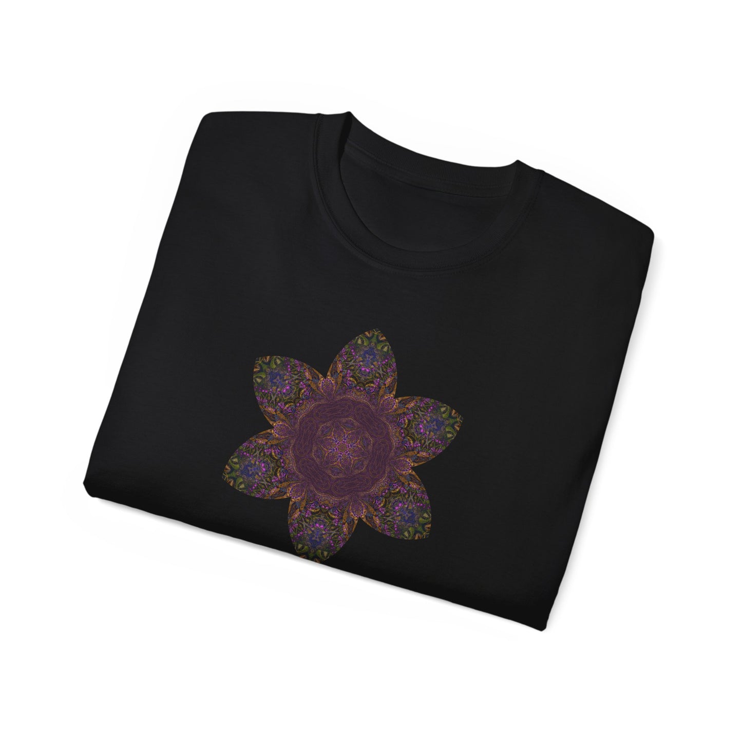 Unisex Ultra Cotton Tee - Love Light Mandalas No.3