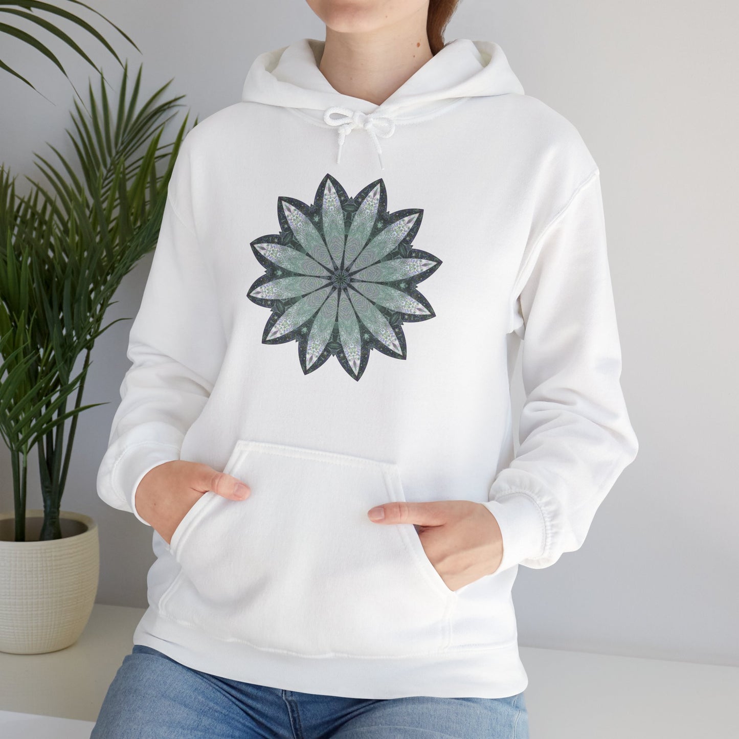 Unisex Heavy Blend™ Hooded Sweatshirt - Love Light Mandalas No.22