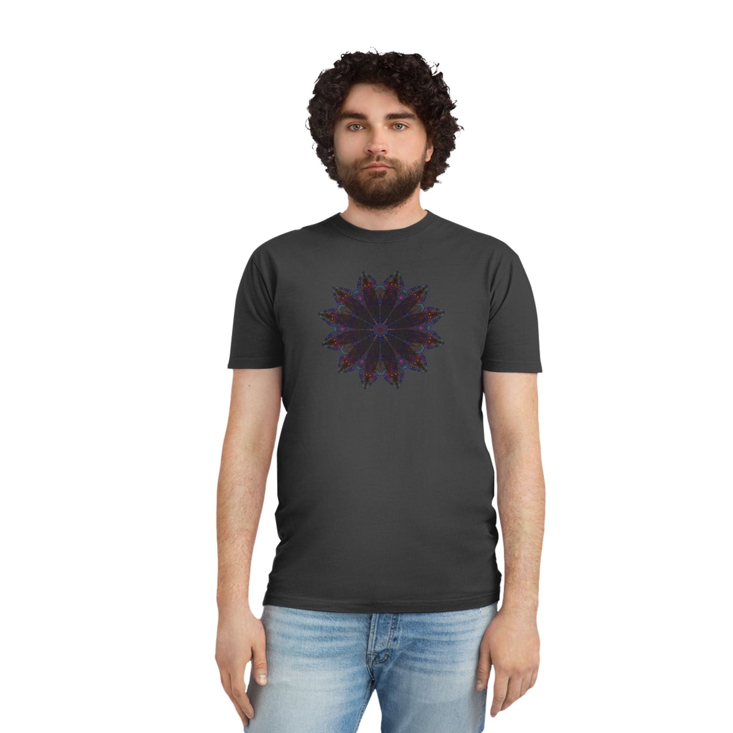 Unisex Faded Shirt - Love Light Mandalas No.25