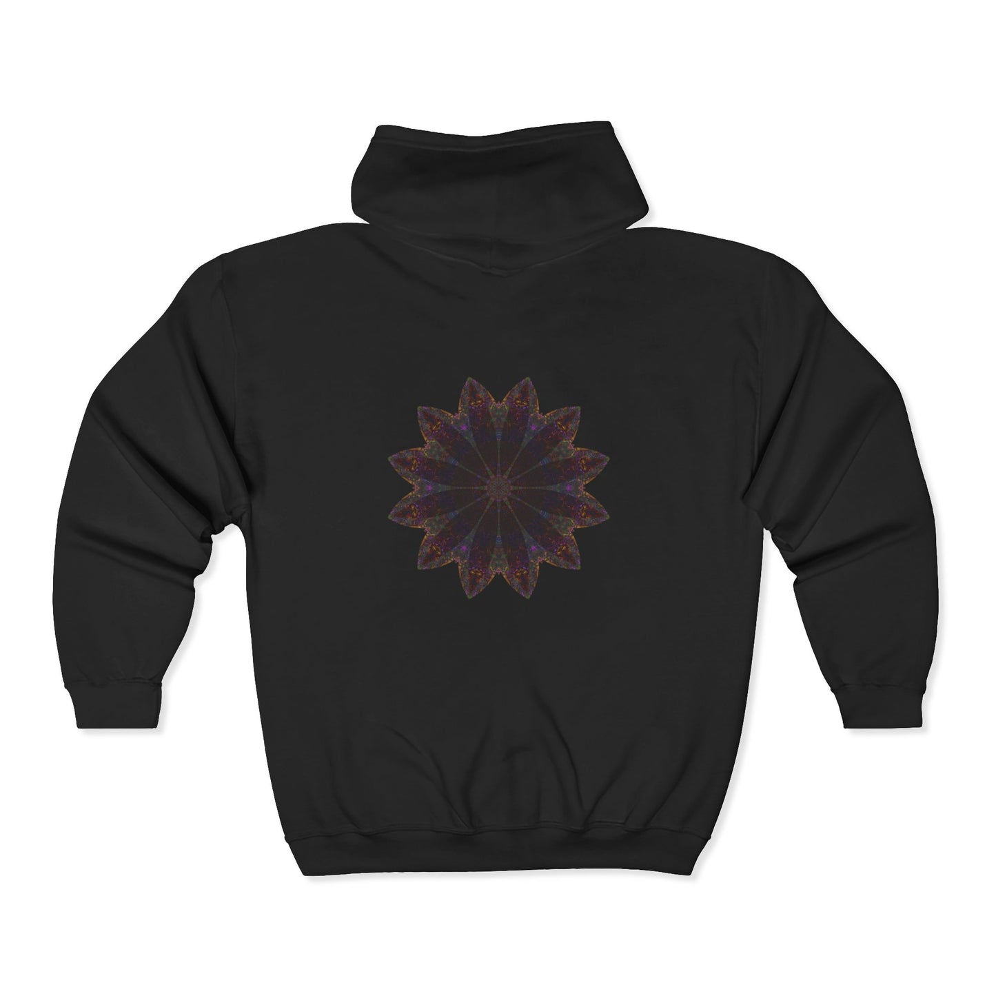 Unisex Heavy Blend™ Full Zip Hooded Sweatshirt - Love Light Mandalas No.10