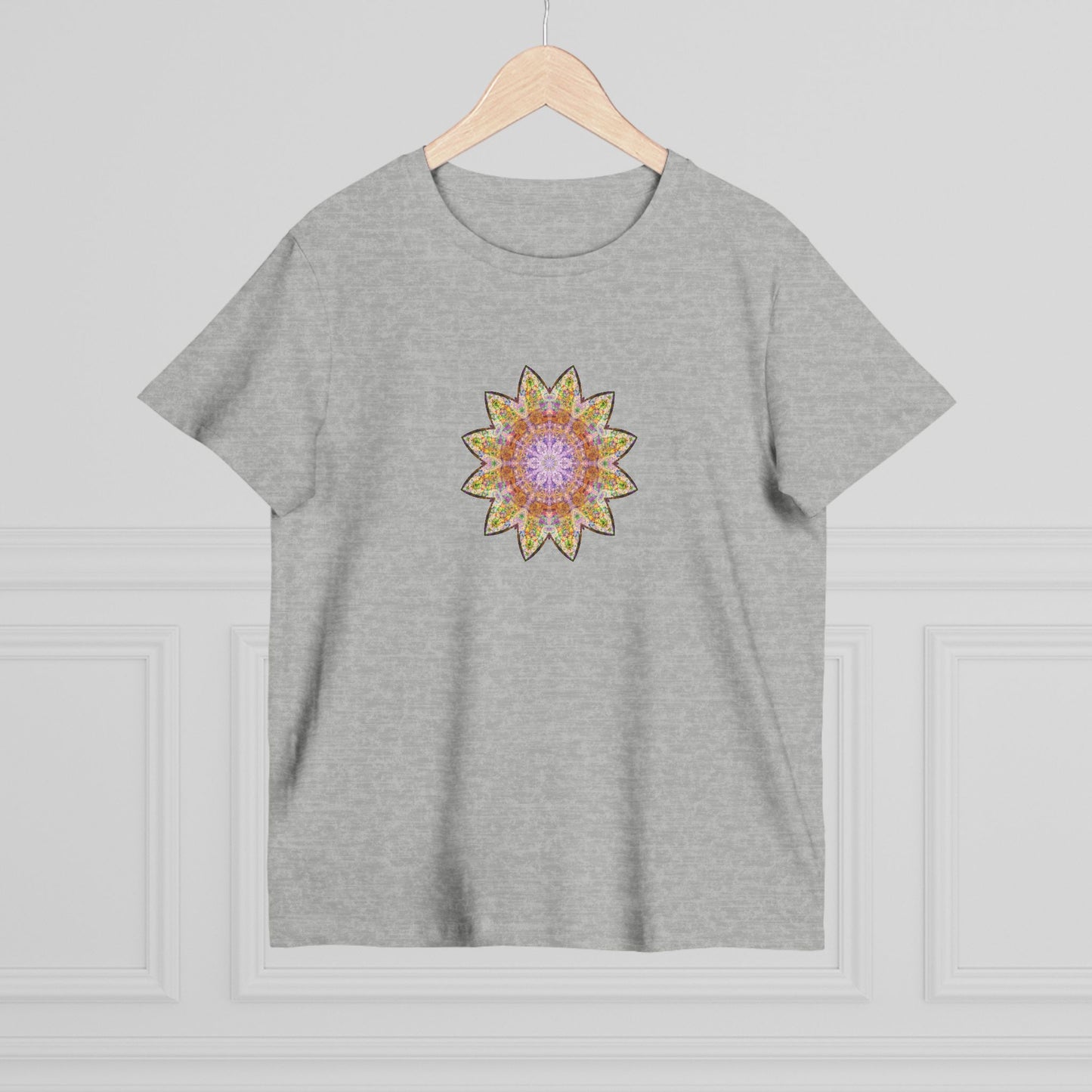 Women’s Maple Tee - Love Light Mandalas No.14