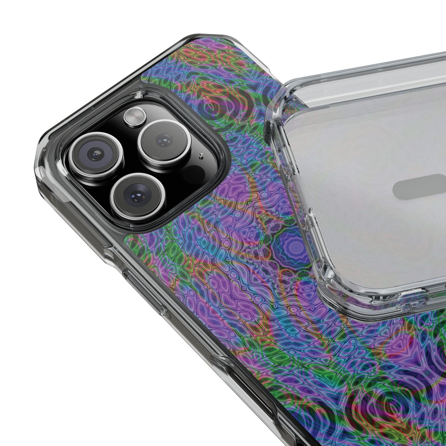 iPhone 16 Magnetic Clear Impact Case - DMT Seer No.21