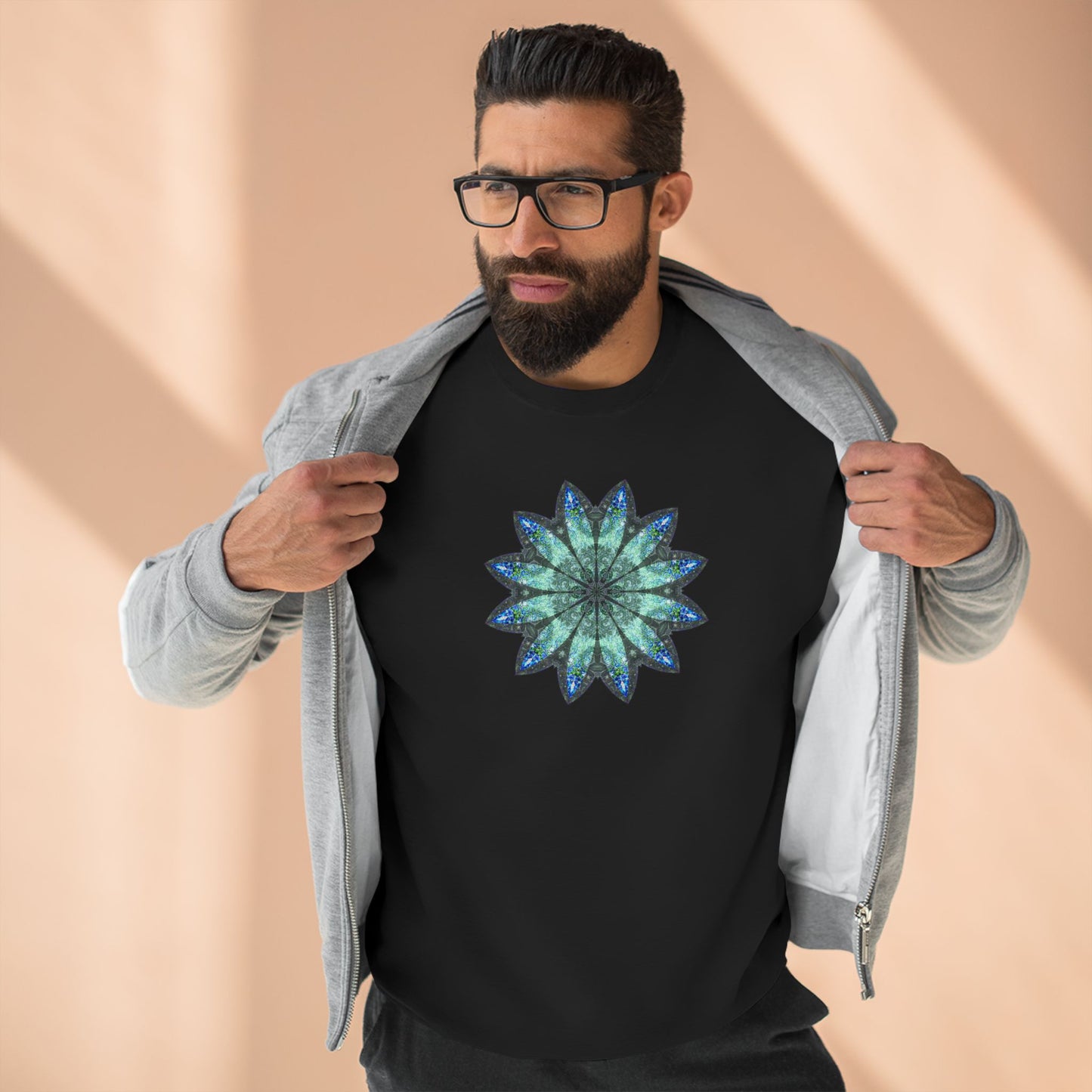 Unisex Crewneck Sweatshirt - Love Light Mandalas No.20