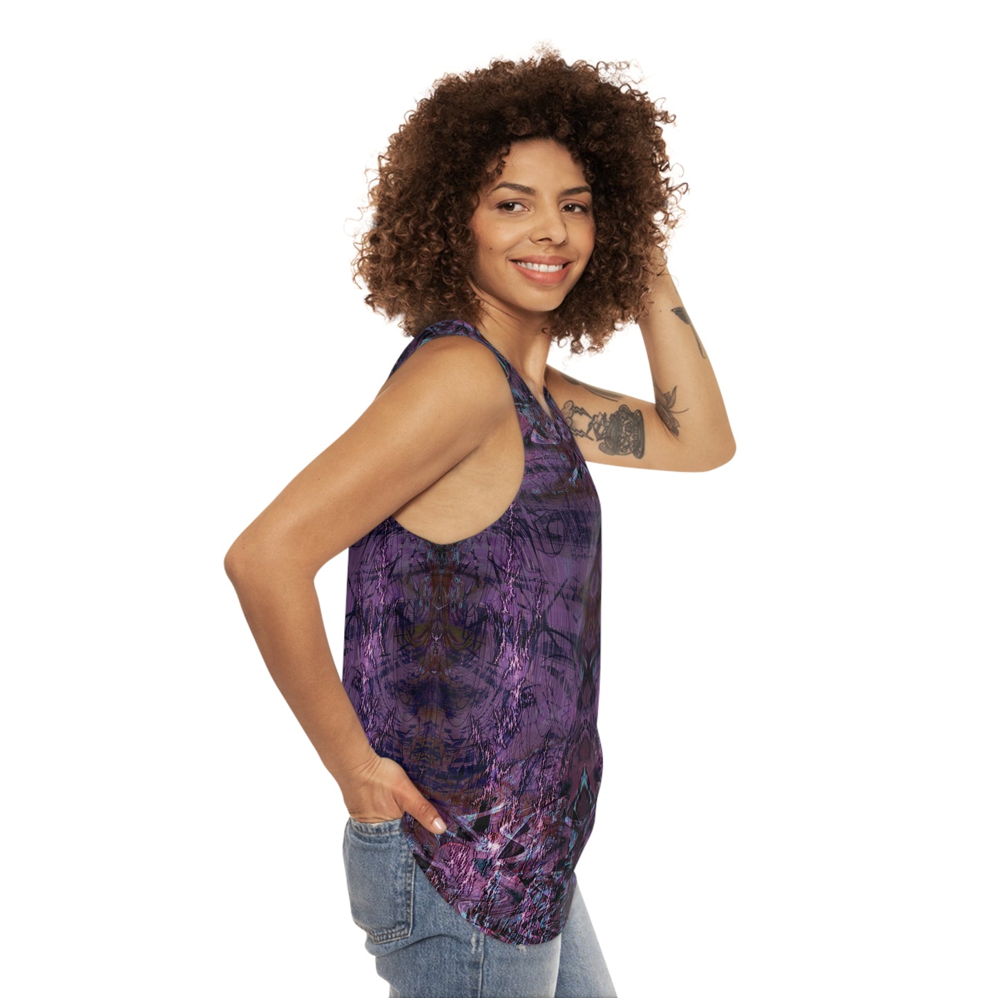 Unisex Tank Top - Love Light Fractals No.6