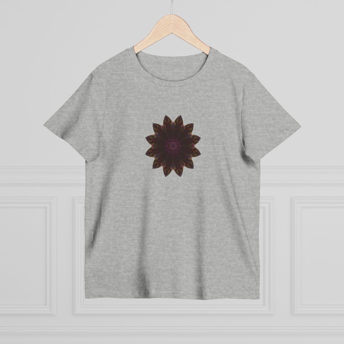 Women’s Maple Tee - Love Light Mandalas No.12
