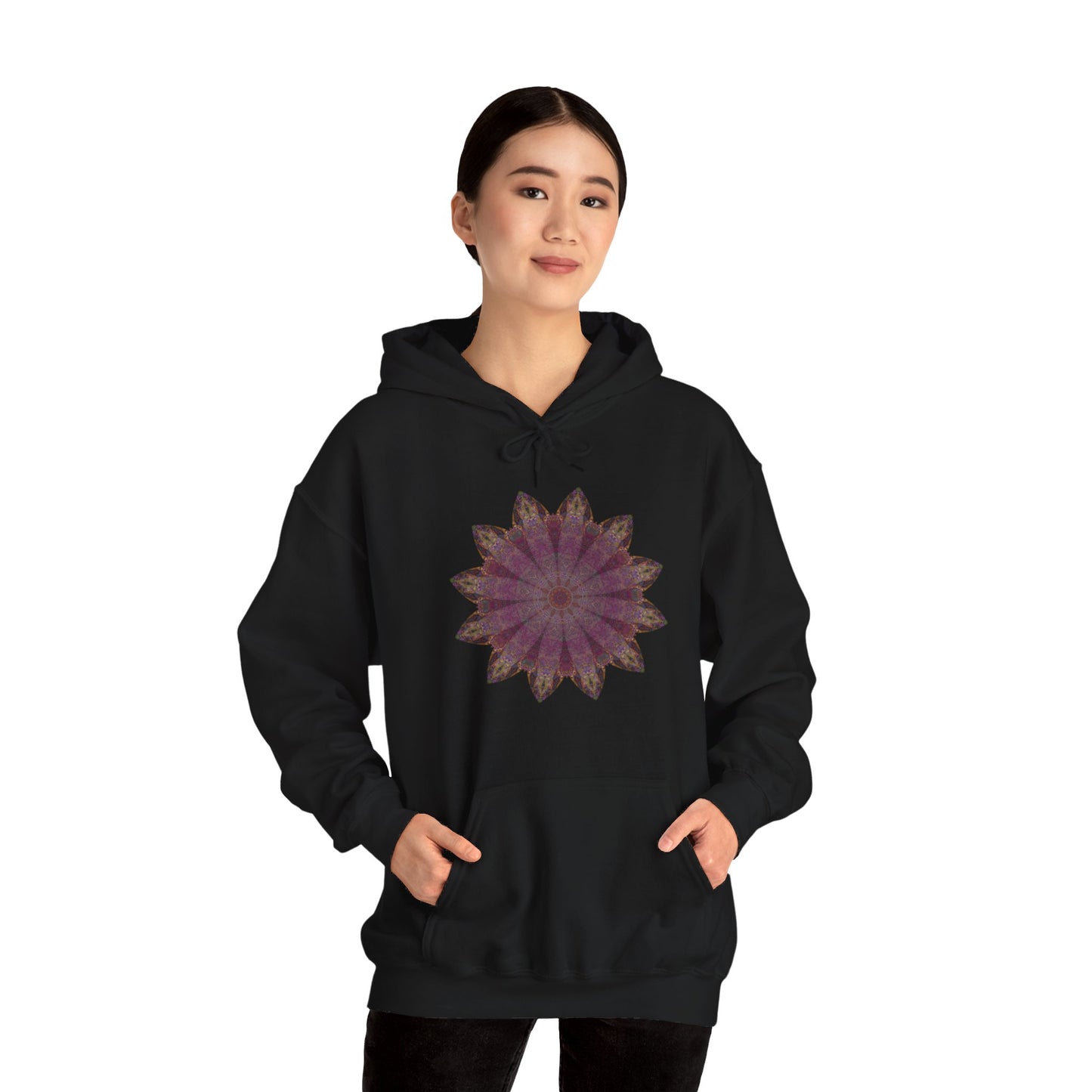 Unisex Heavy Blend™ Hooded Sweatshirt - Love Light Mandalas No.6