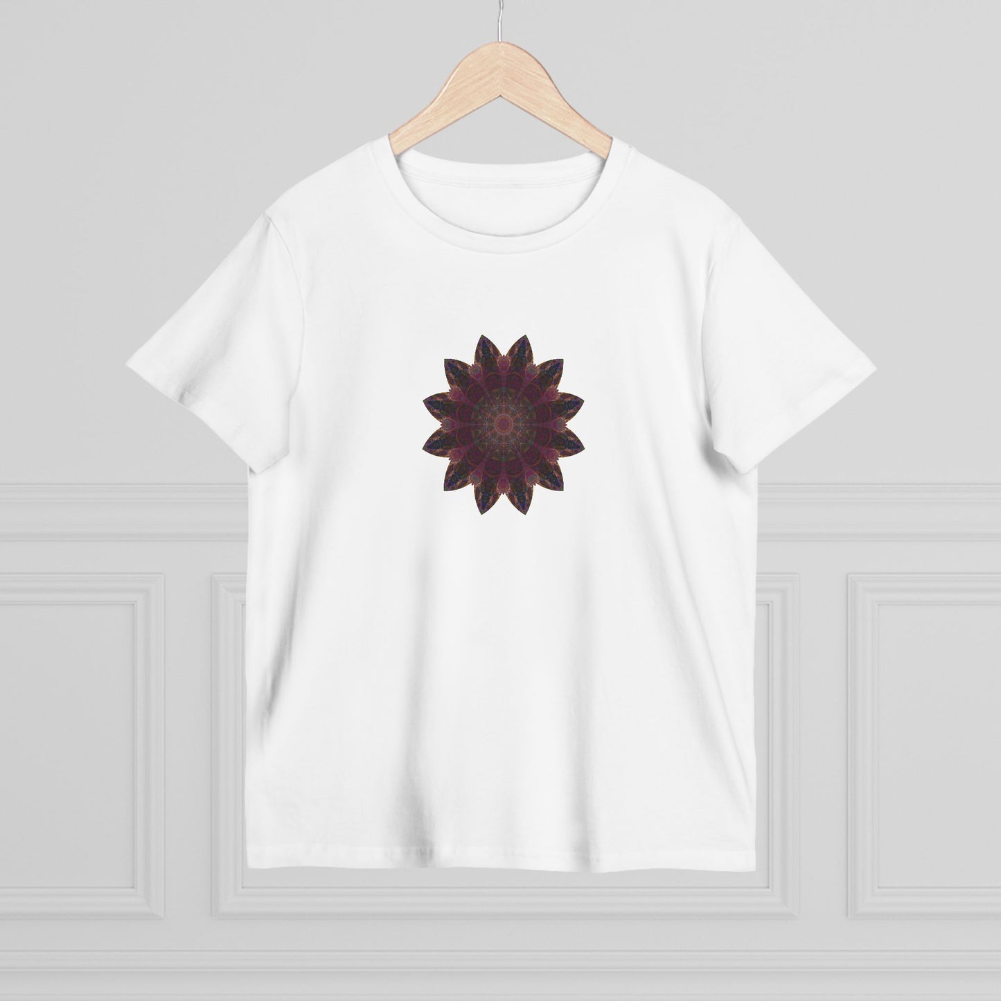 Women’s Maple Tee - Love Light Mandalas No.8