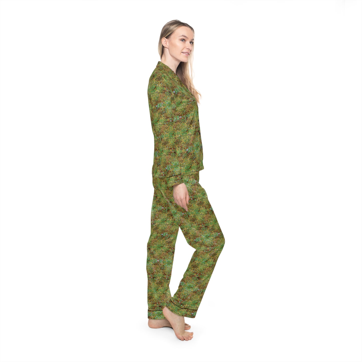 Women's Satin Pajamas - Hidden Weave No.6