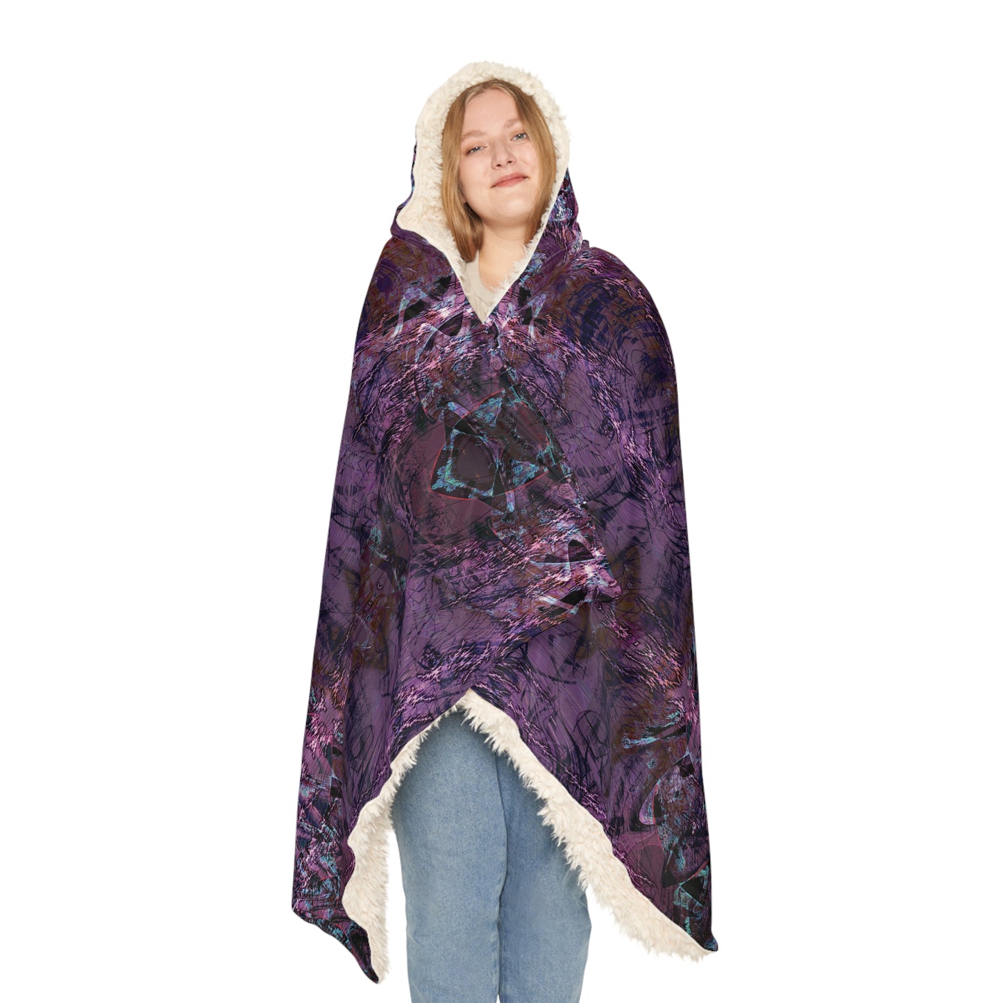 Snuggle Blanket - Love Light Fractals No.6