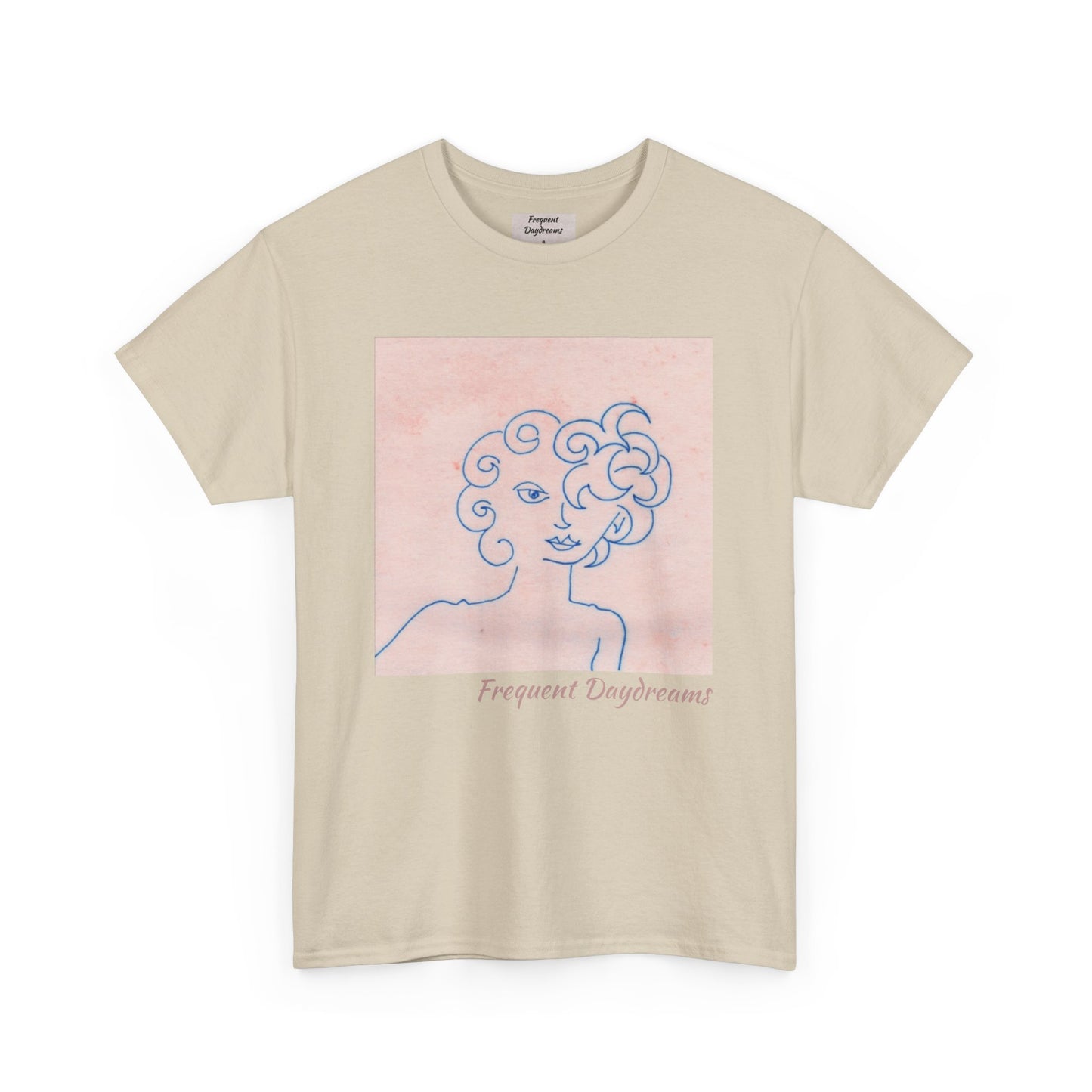 Unisex Heavy Cotton Tee - Frequent Daydreams Sketch No.47