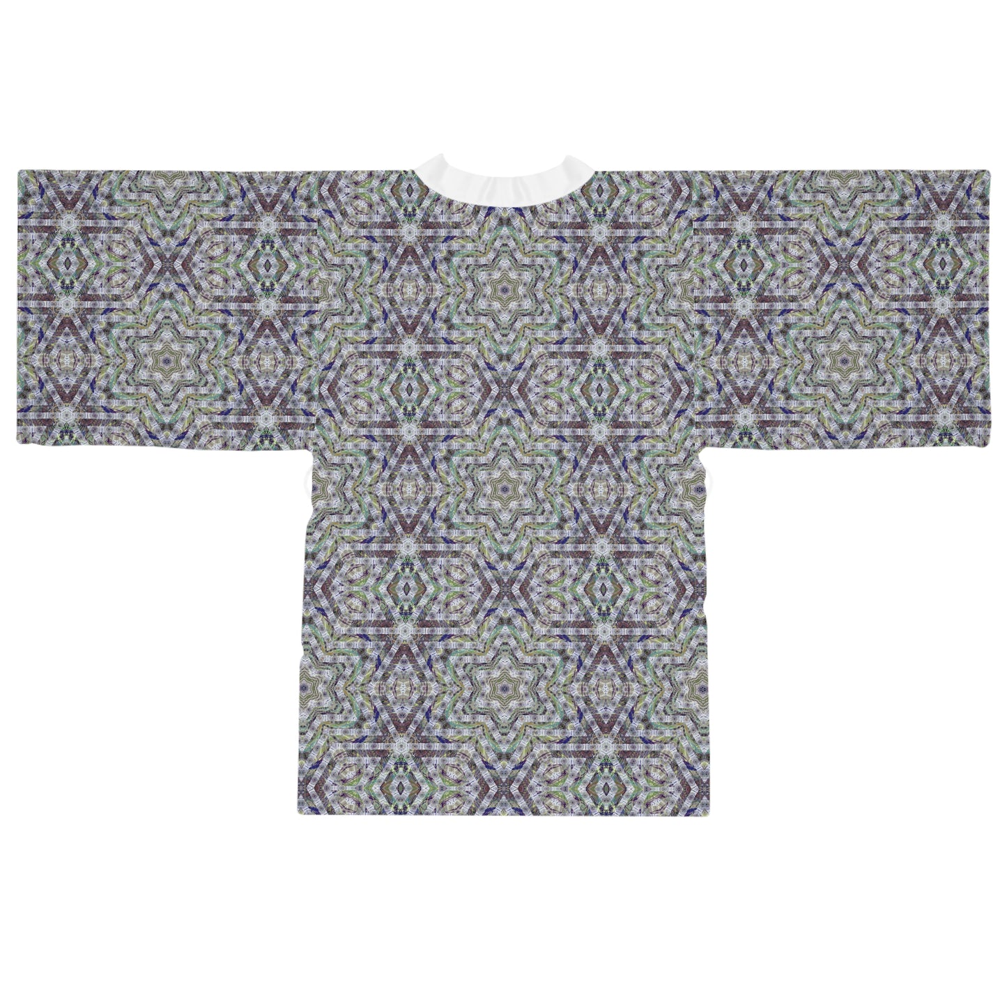 Long Sleeve Kimono Robe - P5 Kaleidoscopic No.21