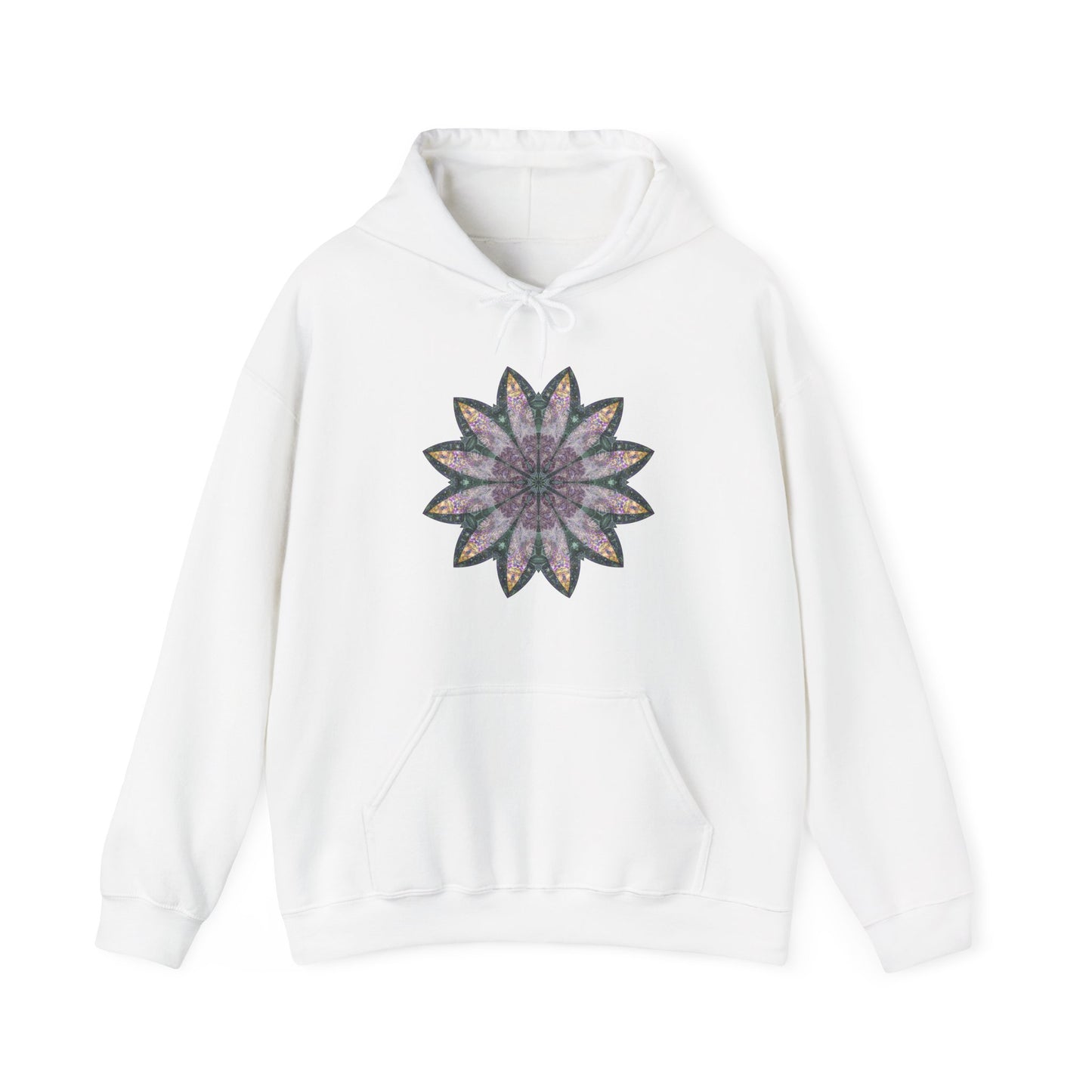Unisex Heavy Blend™ Hooded Sweatshirt - Love Light Mandalas No.21