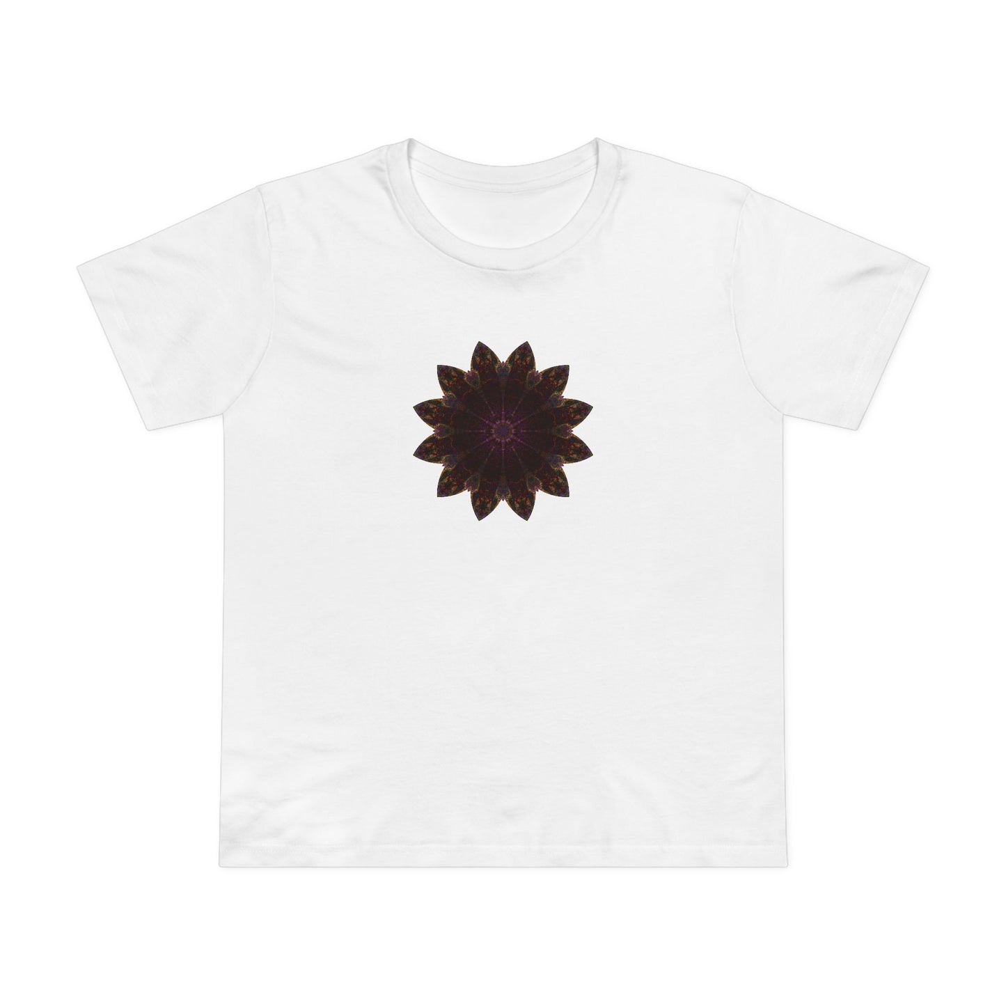 Women’s Maple Tee - Love Light Mandalas No.12