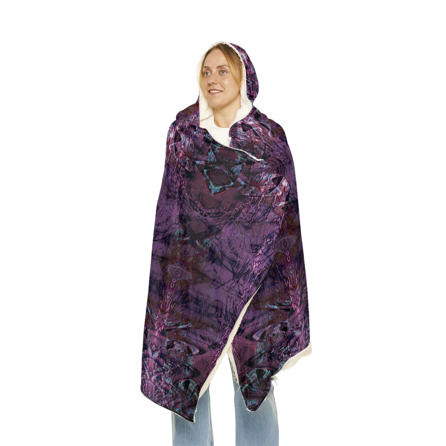 Snuggle Blanket - Love Light Fractals No.6
