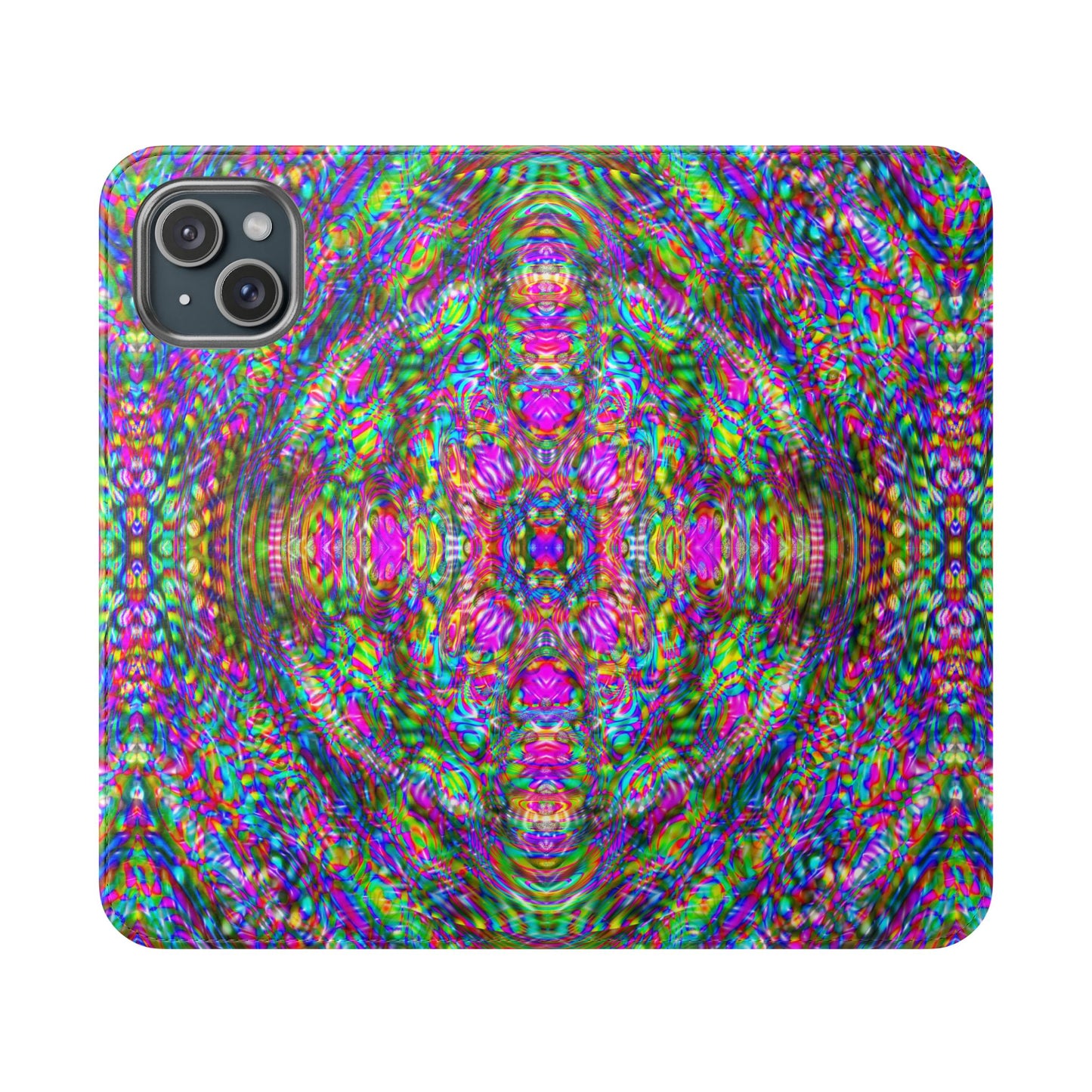 iPhone 15 Flip Case - DMT Scribe Tiles No.4