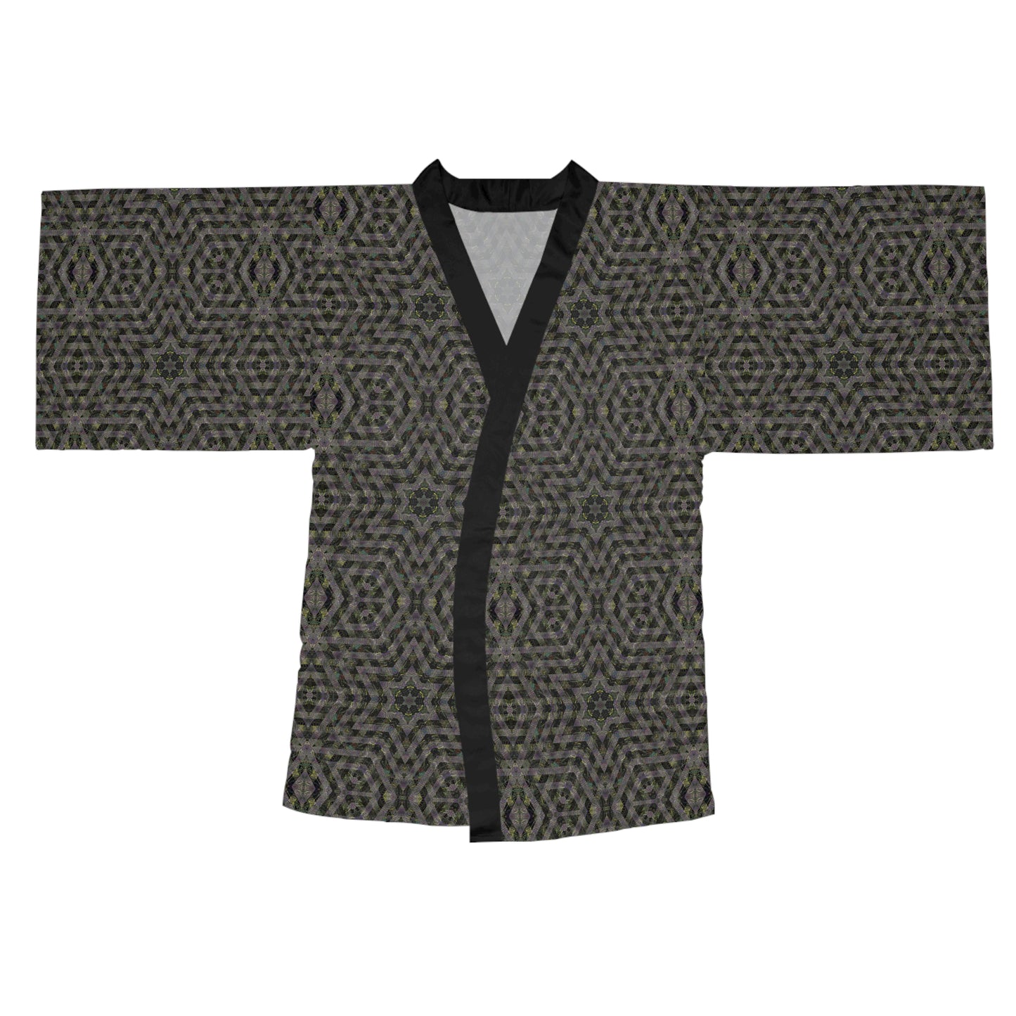 Long Sleeve Kimono Robe - P5 Kaleidoscopic No.6