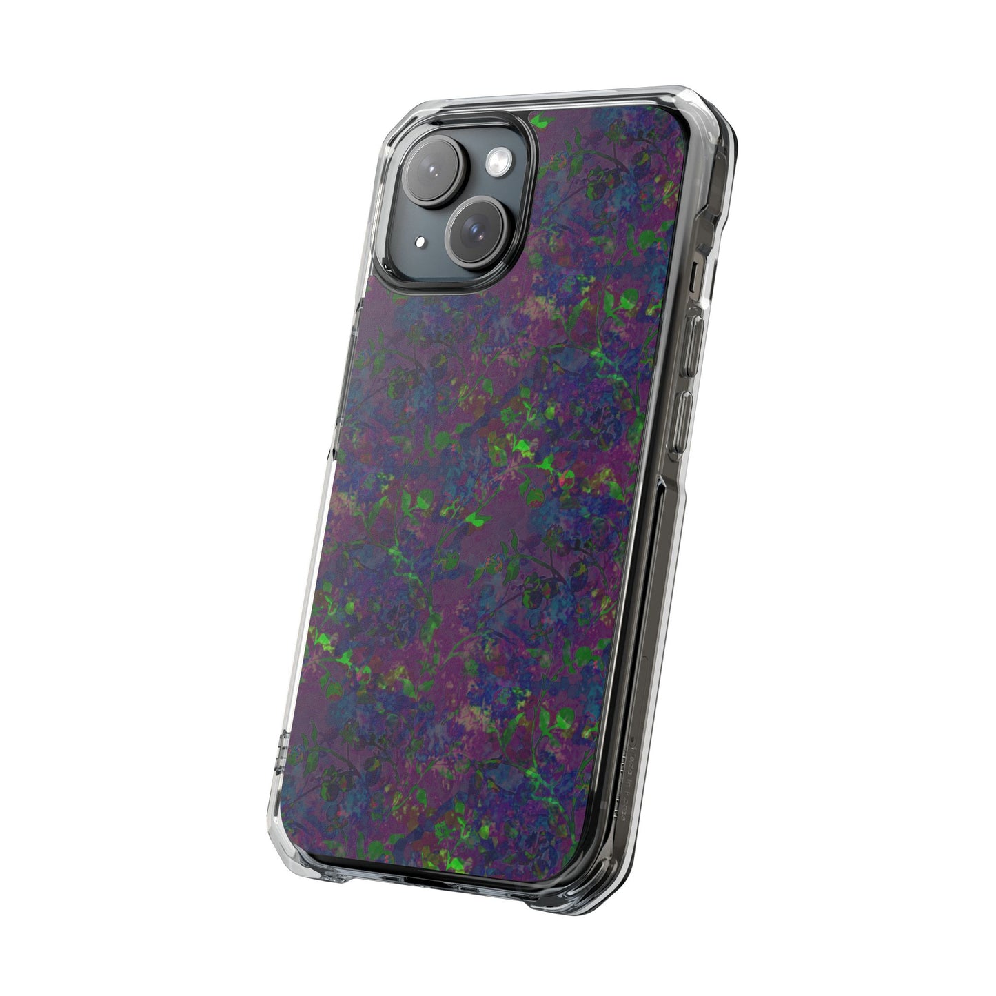 iPhone 15 Magnetic Clear Impact Case - Hidden Weave Series V3 No.23