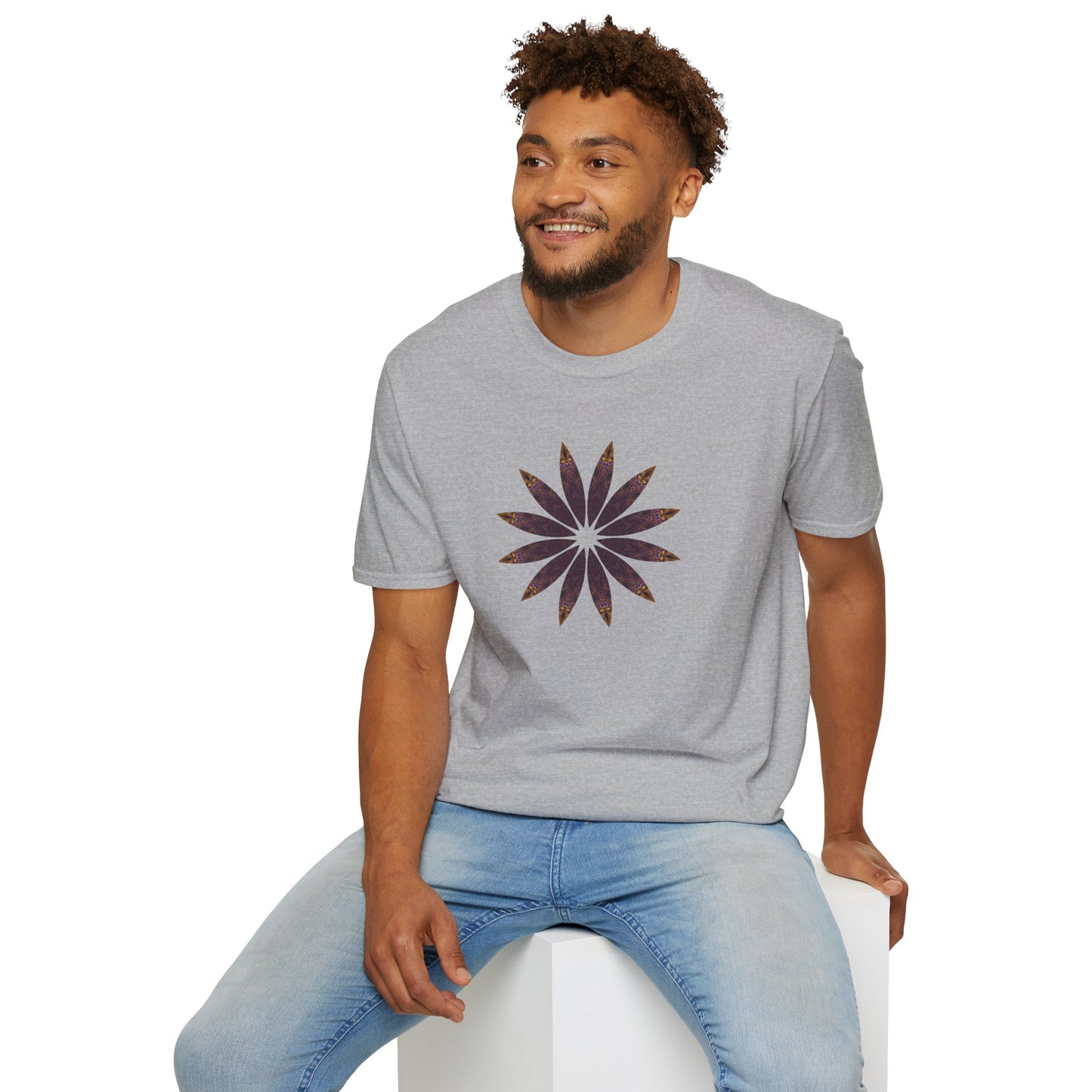 Unisex Softstyle T-Shirt - Love Light Mandalas No.2