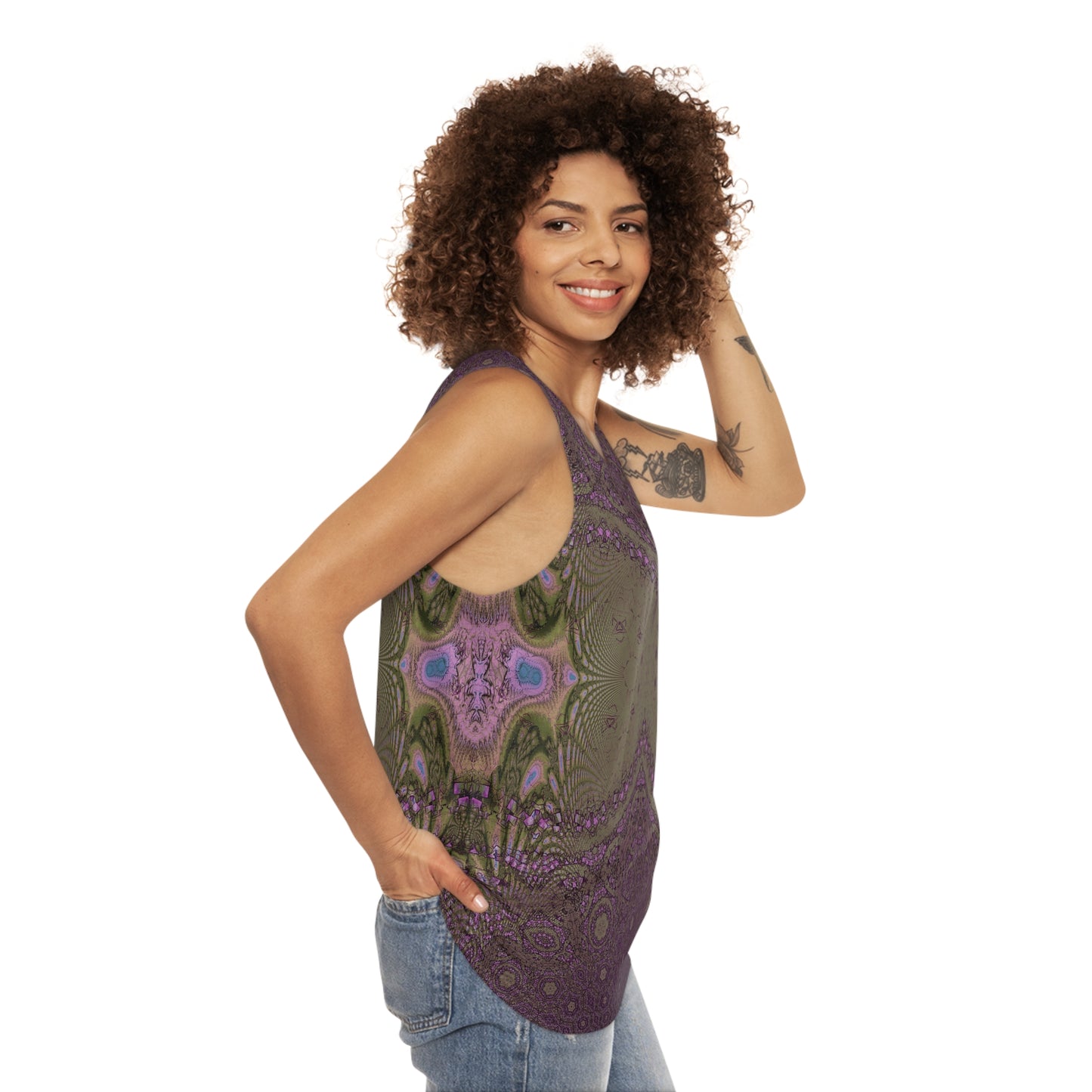 Unisex Tank Top - Love Light Fractals No.11