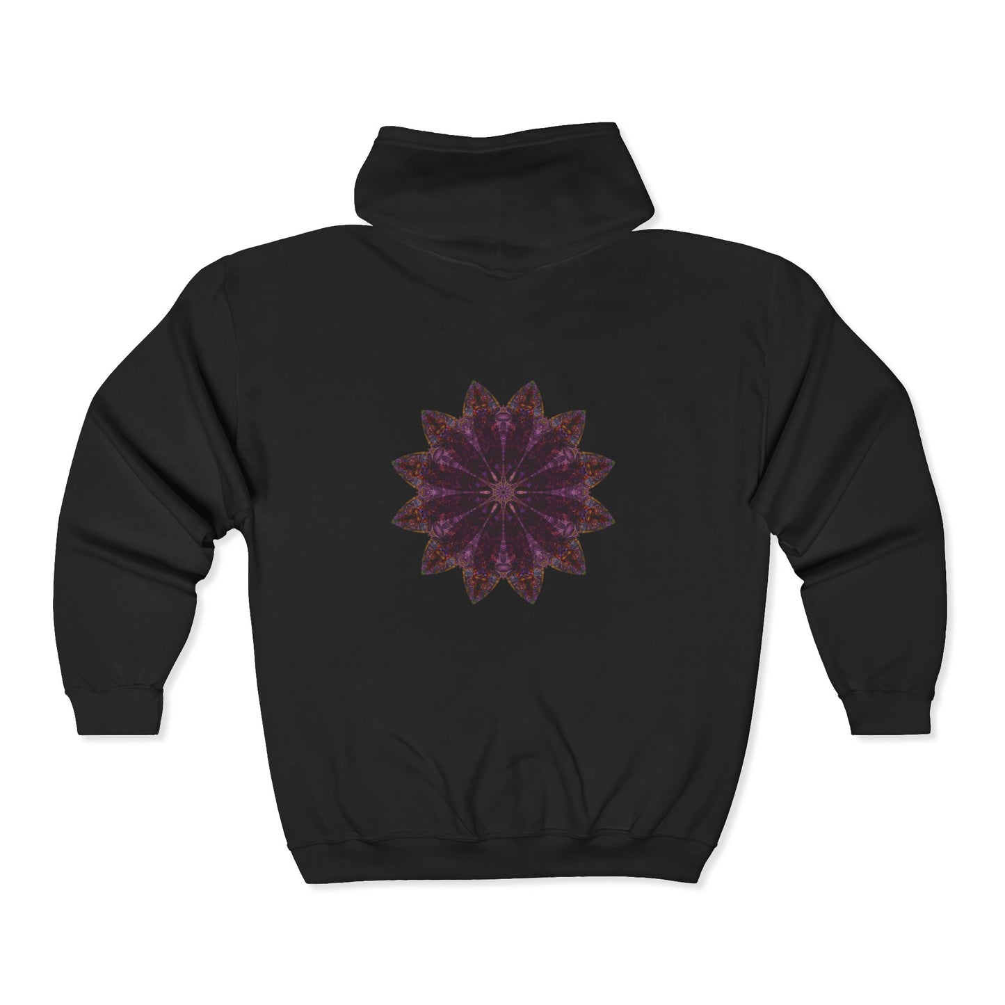 Unisex Heavy Blend™ Full Zip Hooded Sweatshirt - Love Light Mandalas No.15