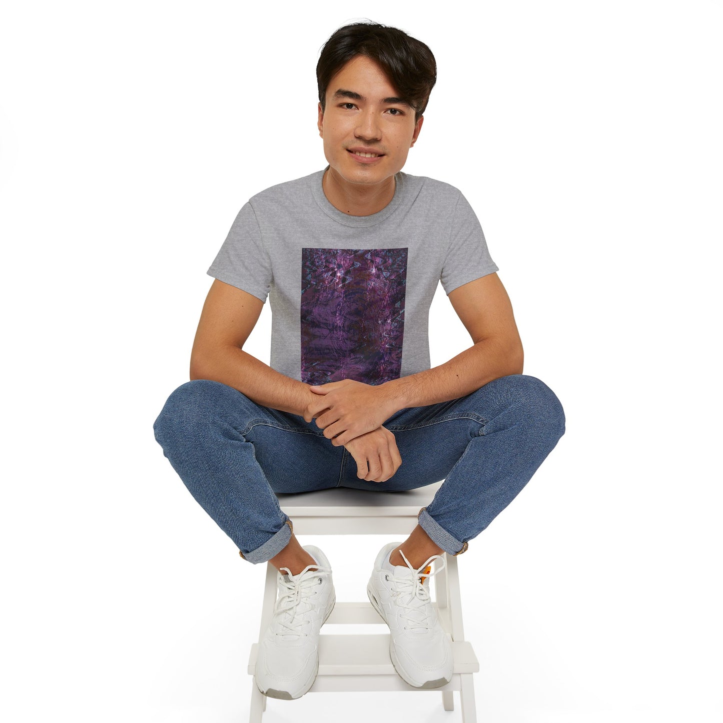 Unisex Ultra Cotton Tee - Love Light Fractals No.6