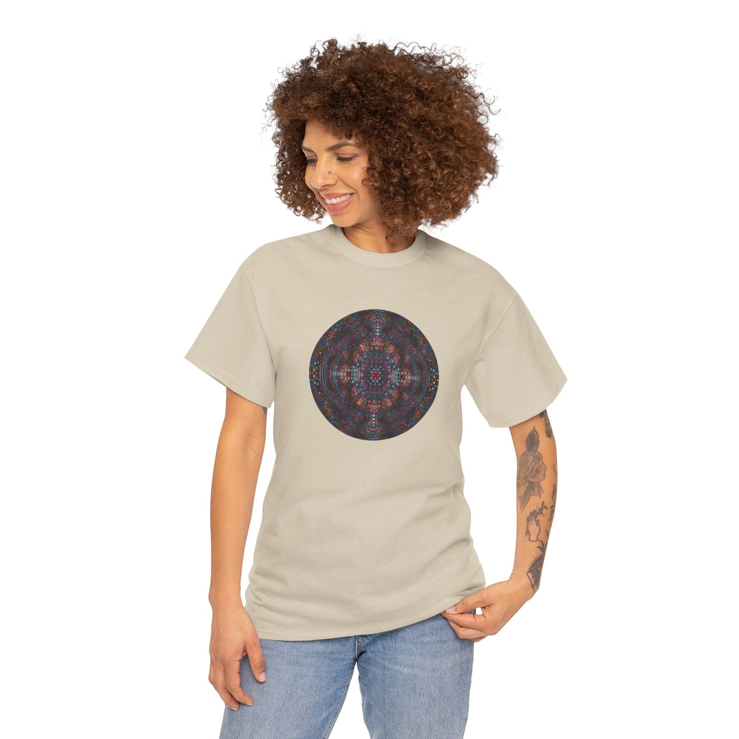 Unisex Heavy Cotton Tee - DMT Scribe Spheres No.1