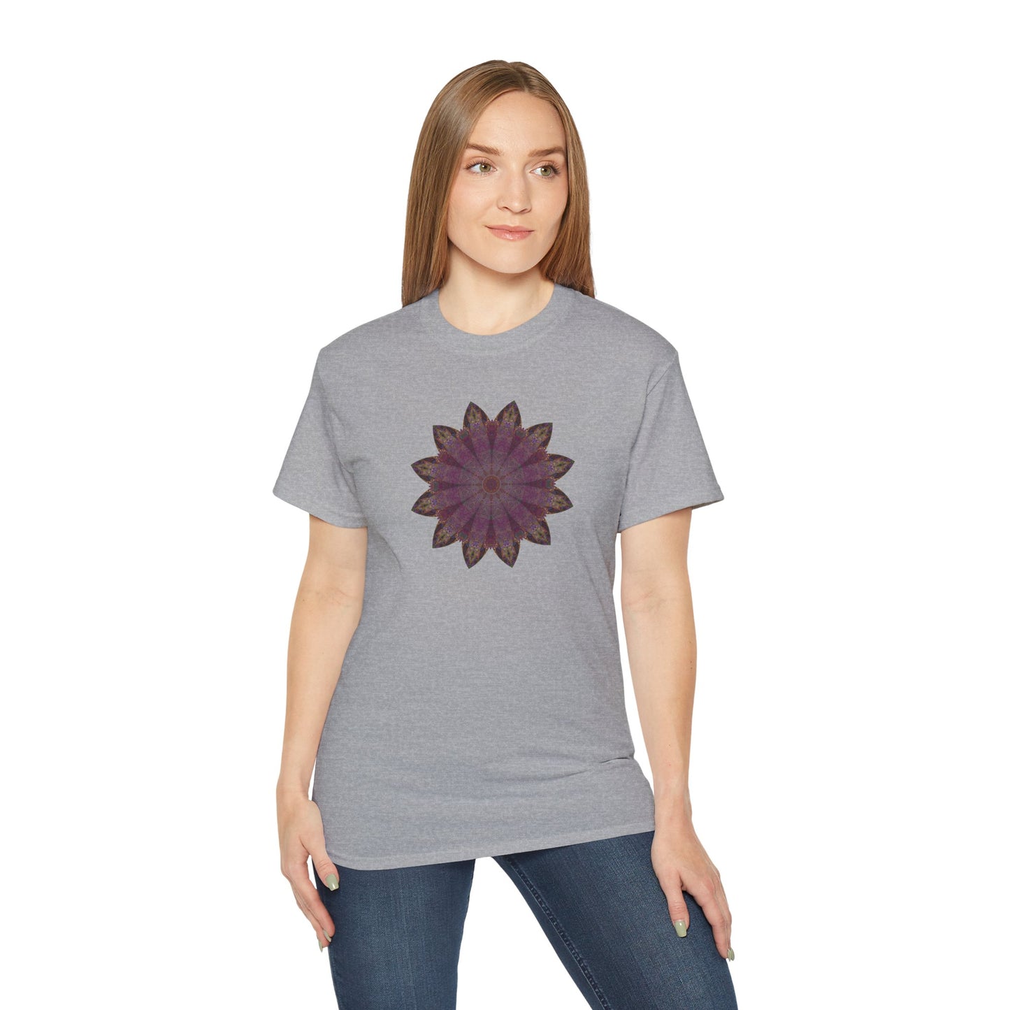 Unisex Ultra Cotton Tee - Love Light Mandalas No.6