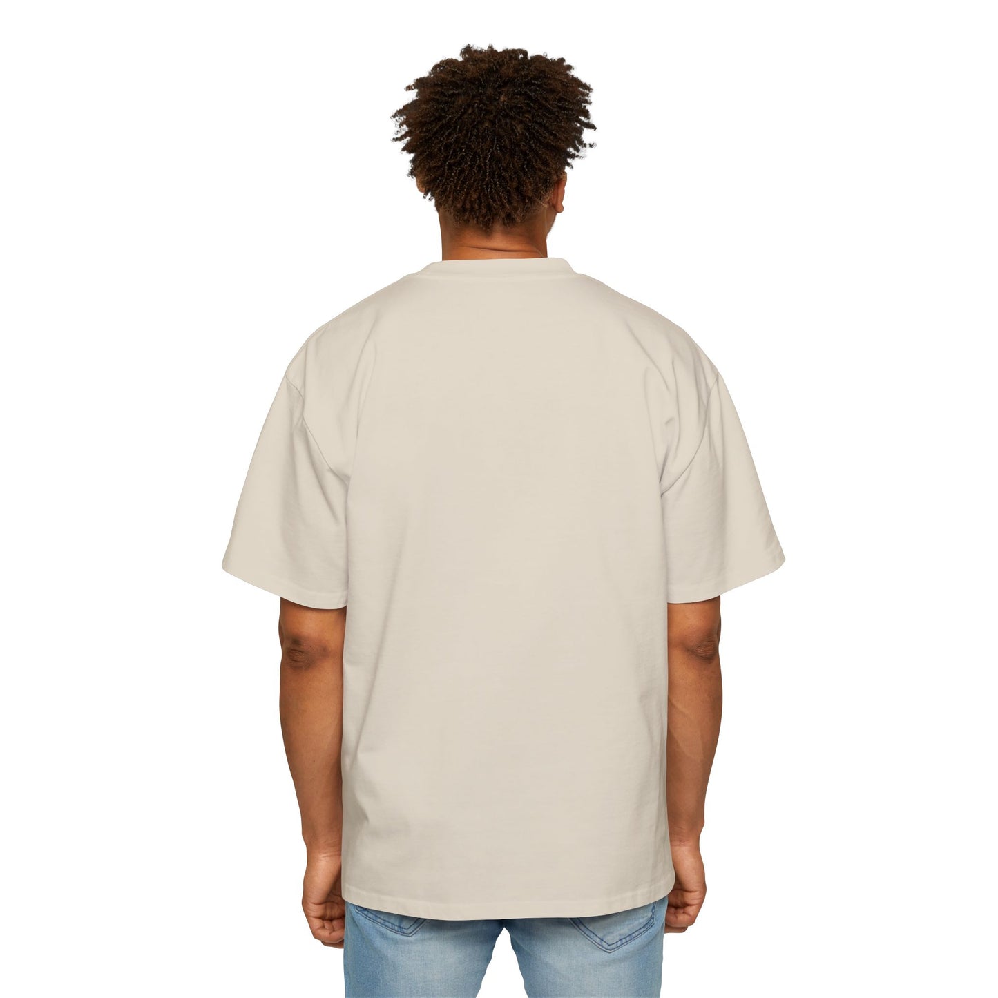 Men's Heavy Oversized Tee - Eye Plants No.2