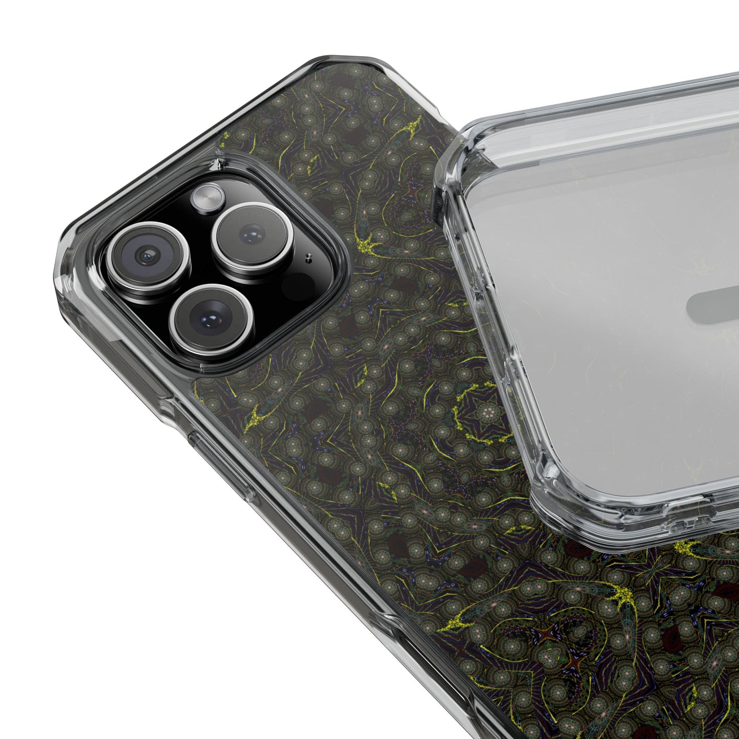 iPhone 16 Magnetic Clear Impact Case - P5 Kaleidoscopic No.2