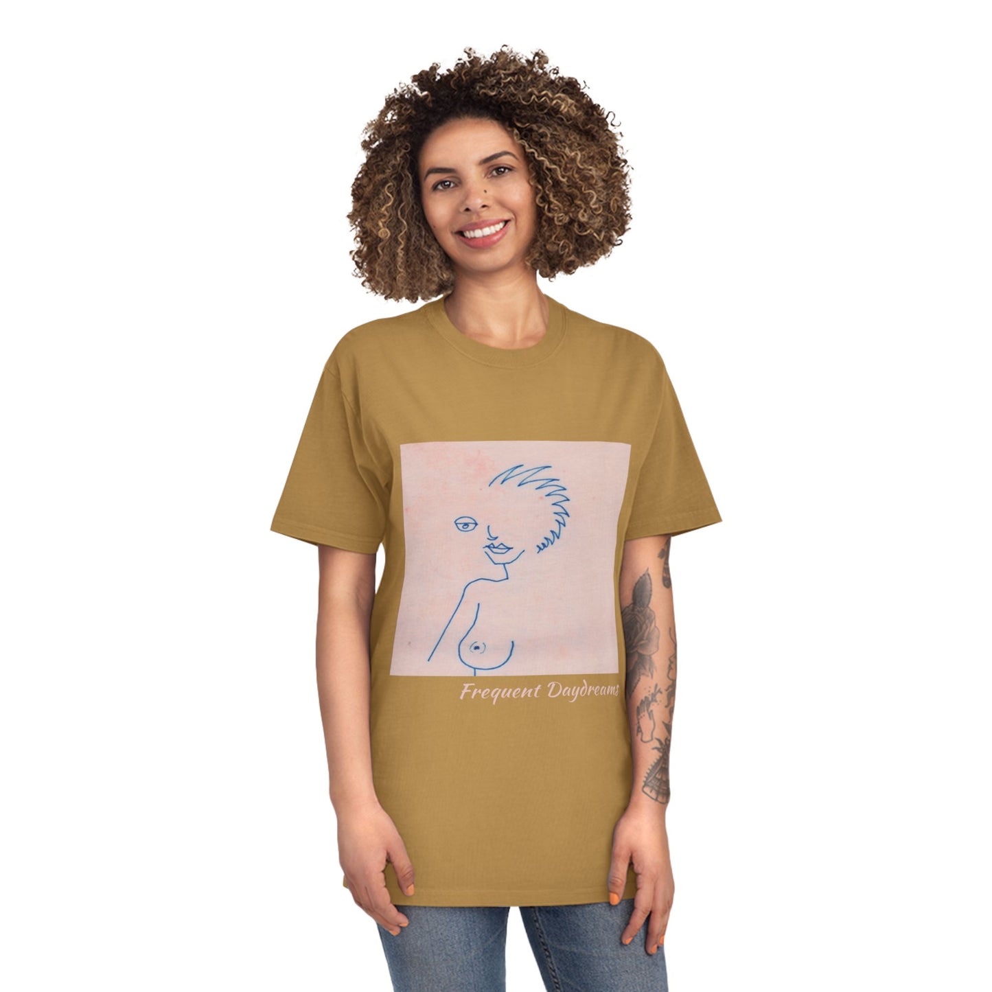 Unisex Faded Shirt - Frequent Daydreams Sketch No.46