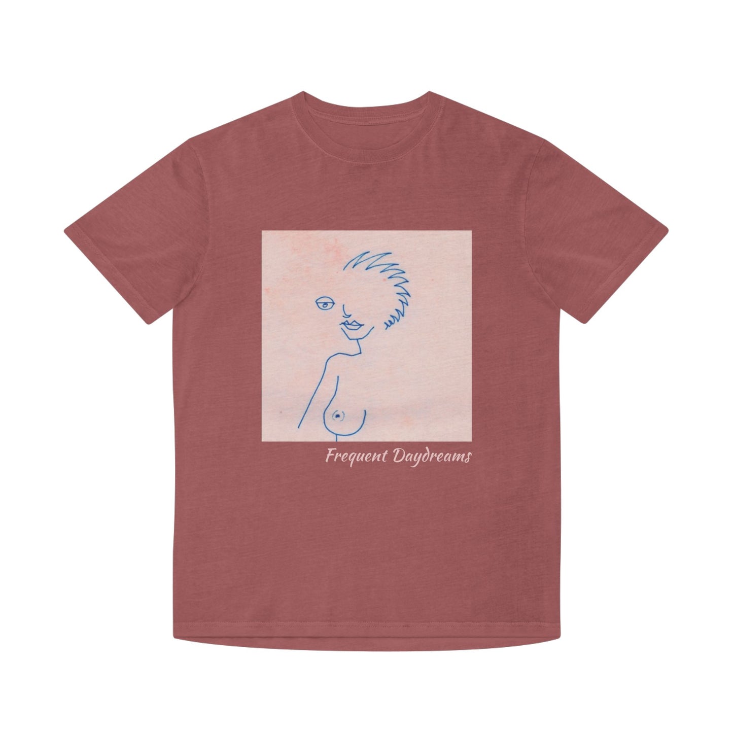 Unisex Faded Shirt - Frequent Daydreams Sketch No.46