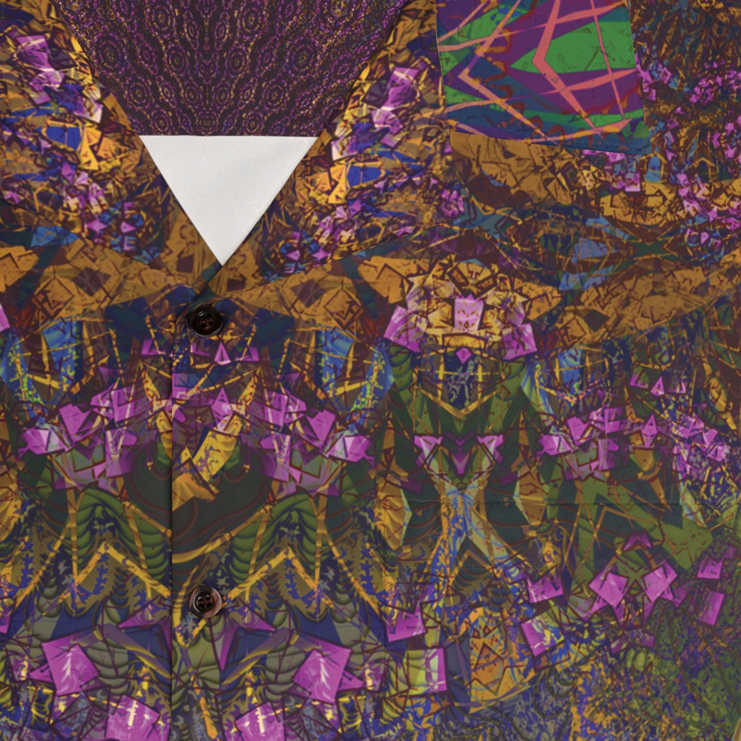 Hawaiian Shirt - Love Light Fractals No.10