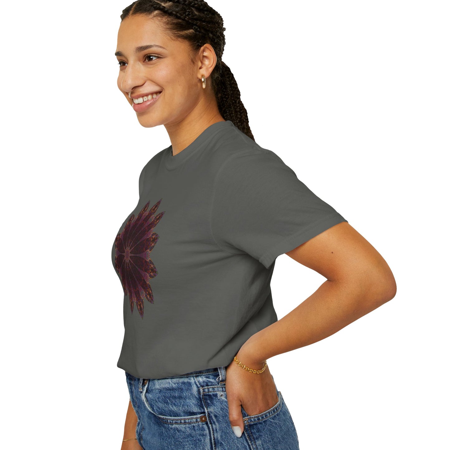 Unisex Garment-Dyed T-shirt - Love Light Mandalas No.5