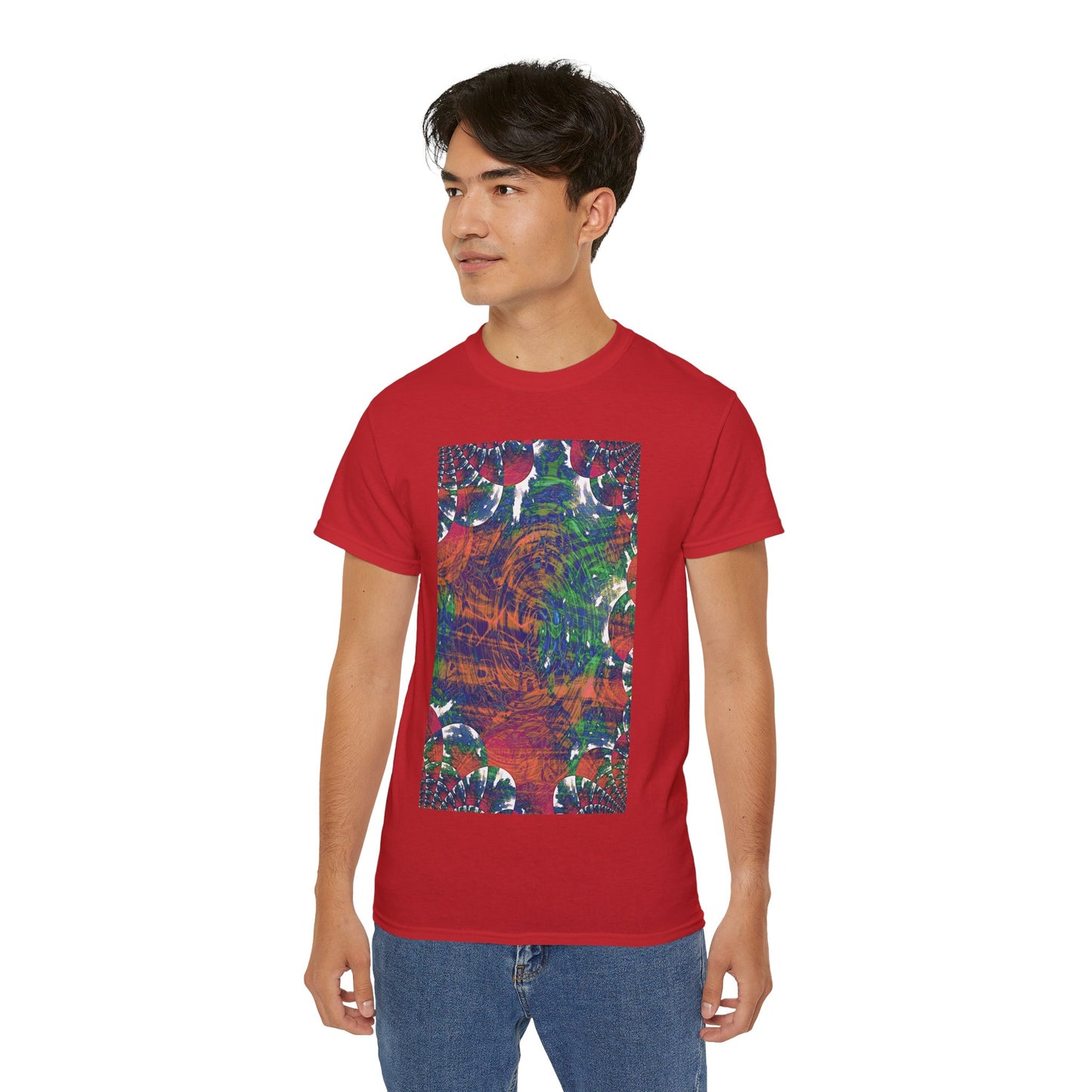 Unisex Ultra Cotton Tee - Love Light Fractals No.2